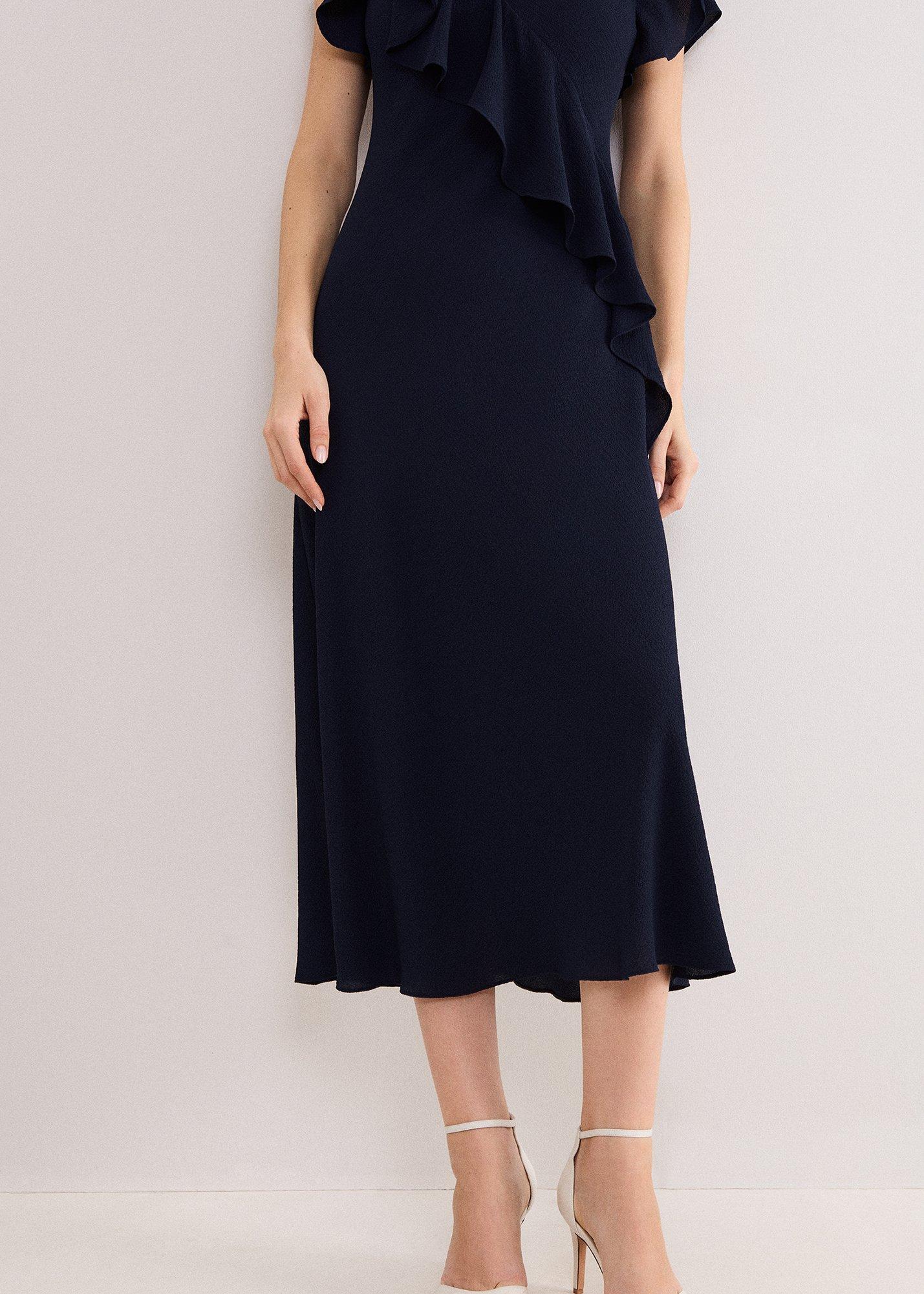 ${product-id}-Cosette Textured Midi Dress-Navy-${view-type}