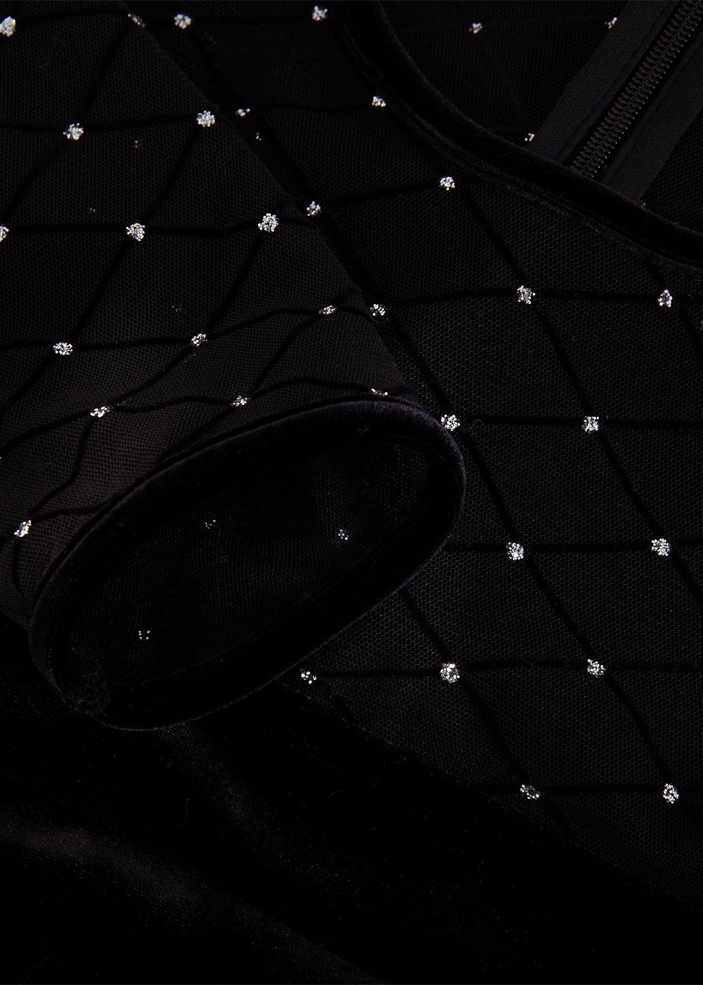 ${product-id}-Amberose Velvet Mini Dress-Black-${view-type}