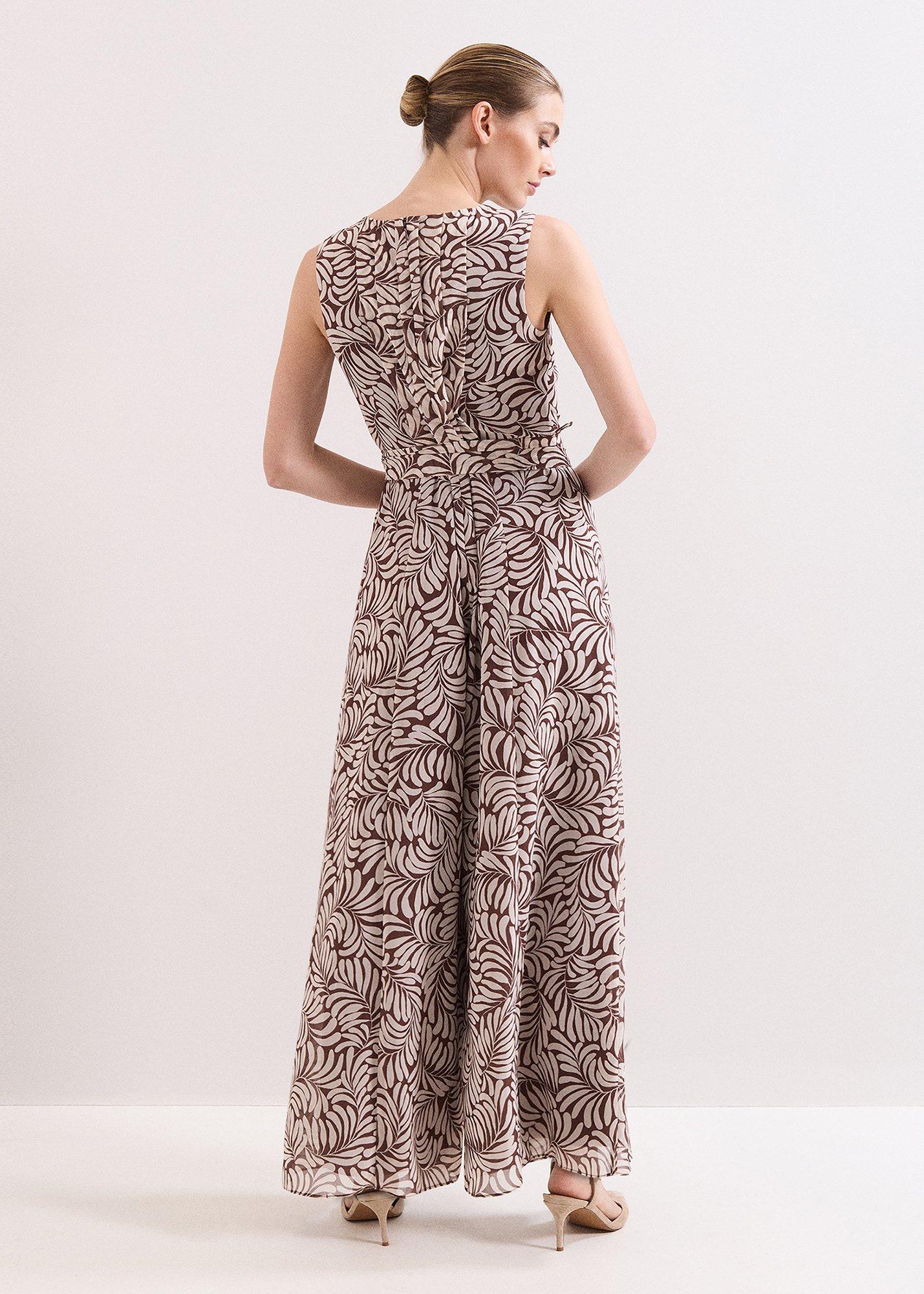 Janine Leaf Jumpsuit