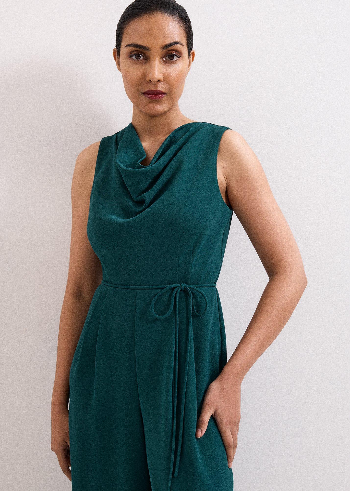 Petite Monique Cowl Neck Jumpsuit 