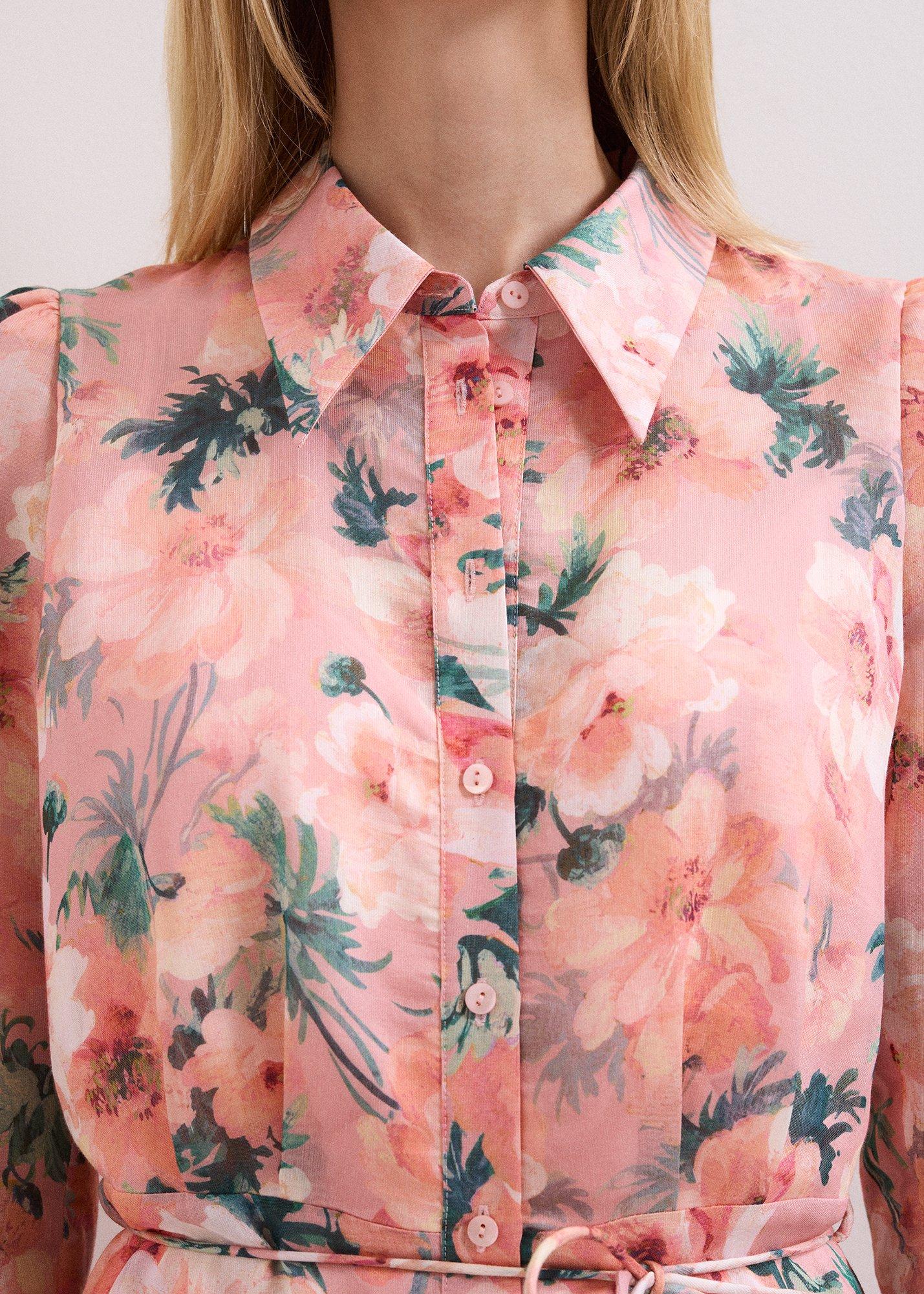 ${product-id}-Petite Anabella Floral Shirt Dress-Pale Pink-${view-type}
