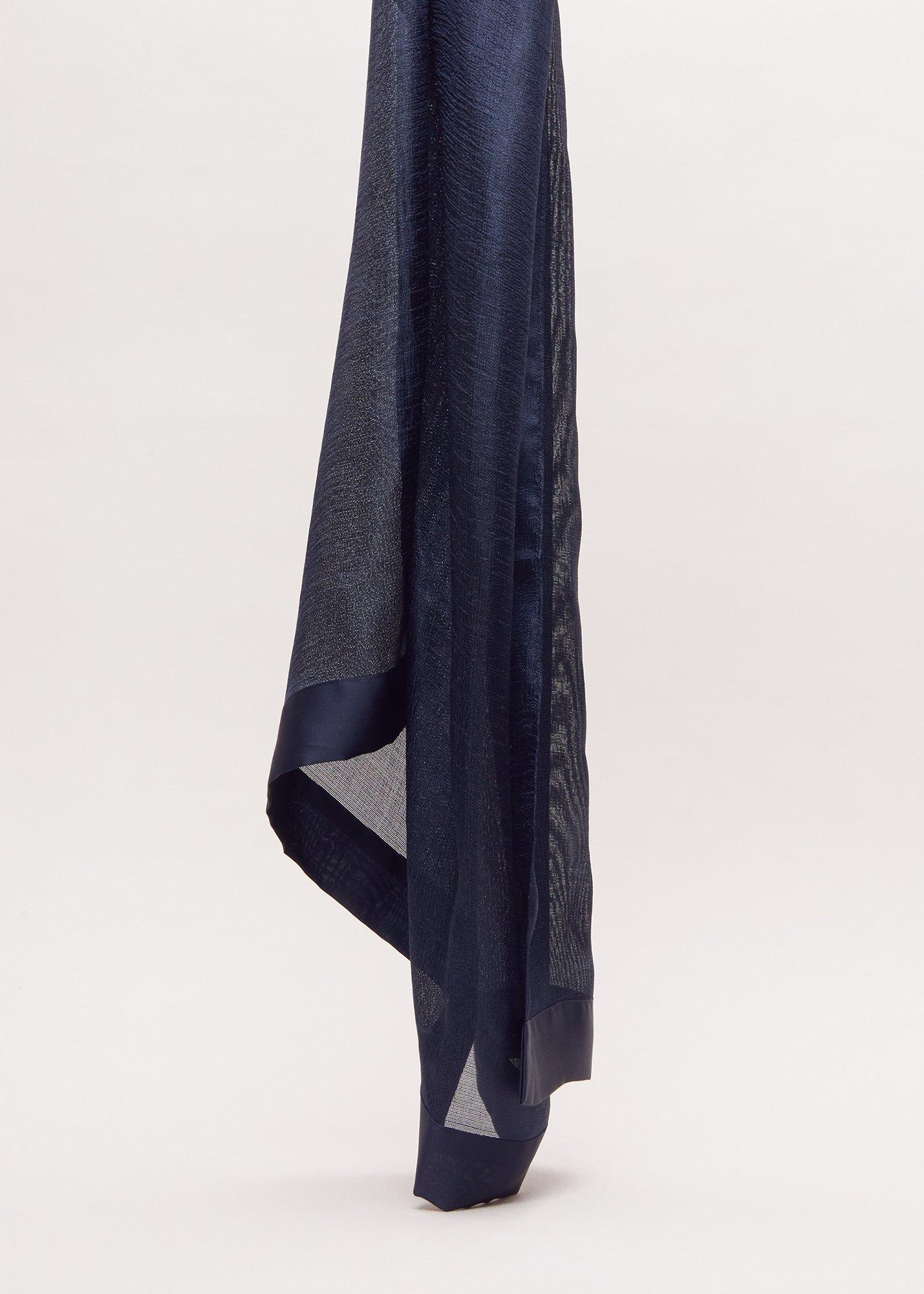 Satin Trim Scarf