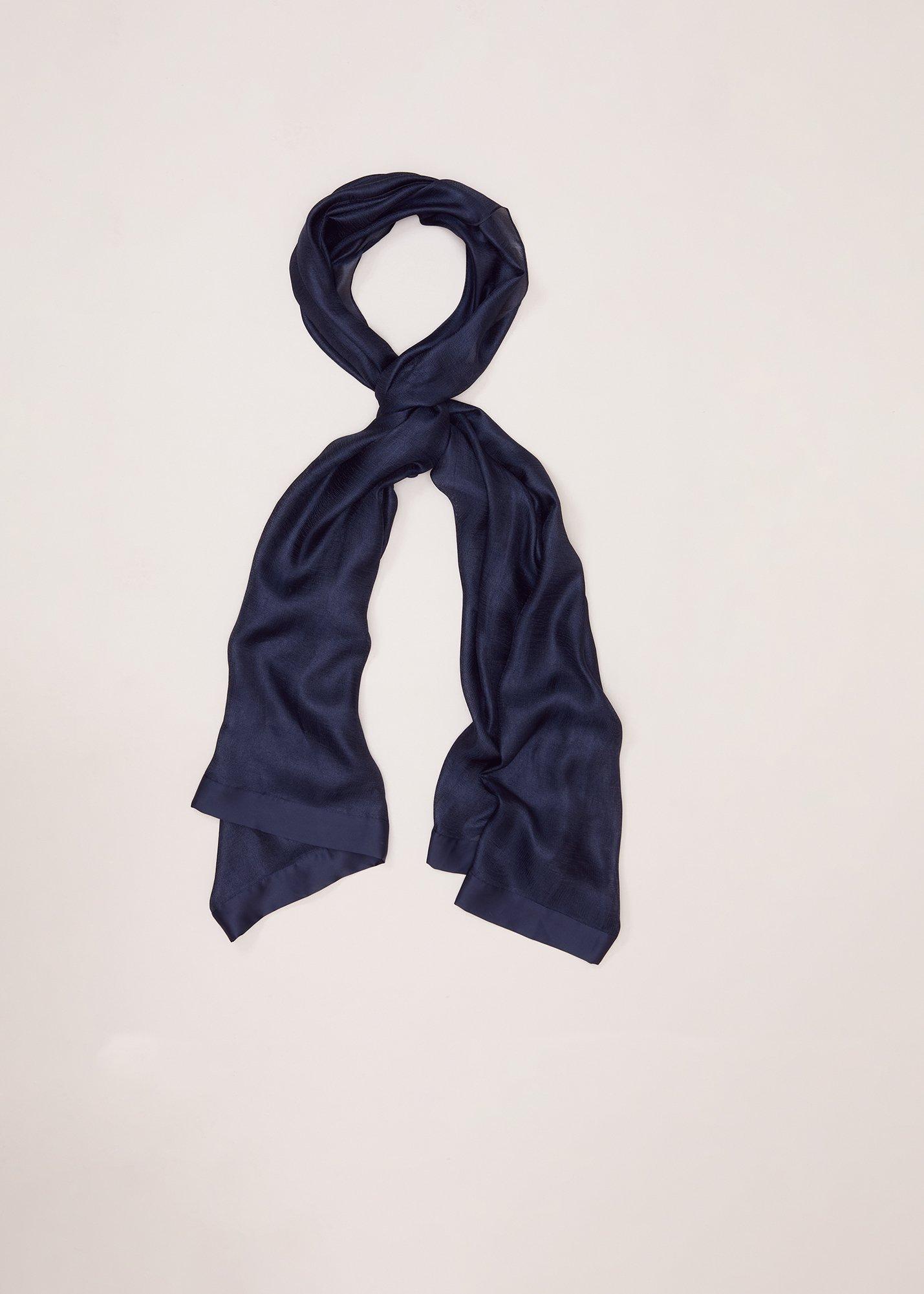 ${product-id}-Satin Trim Scarf-Navy-${view-type}