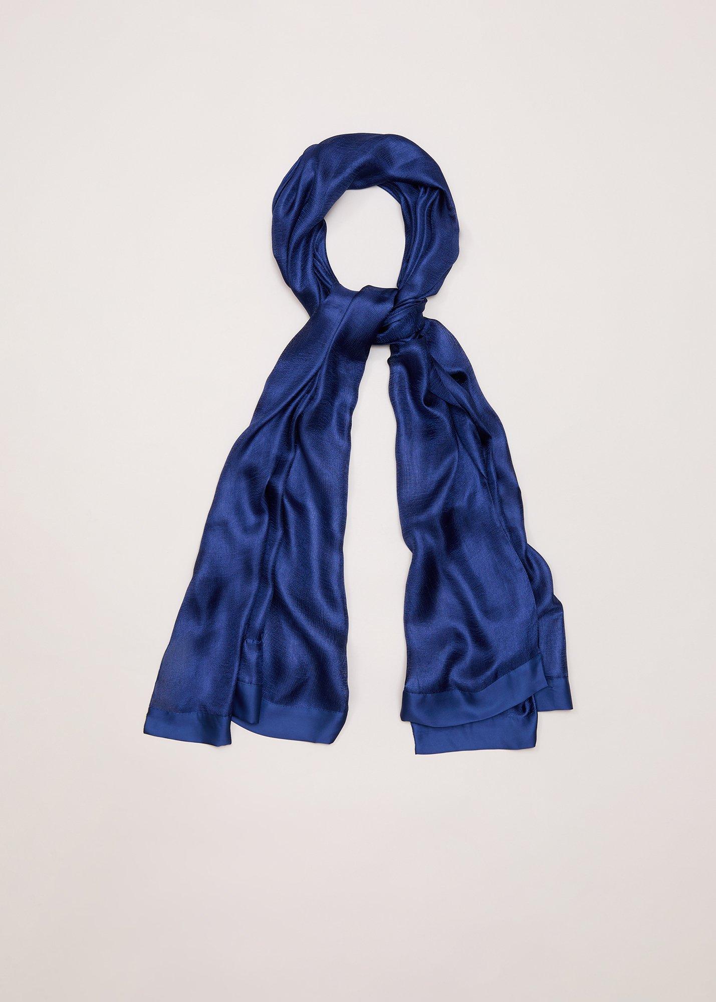 Satin Trim Scarf