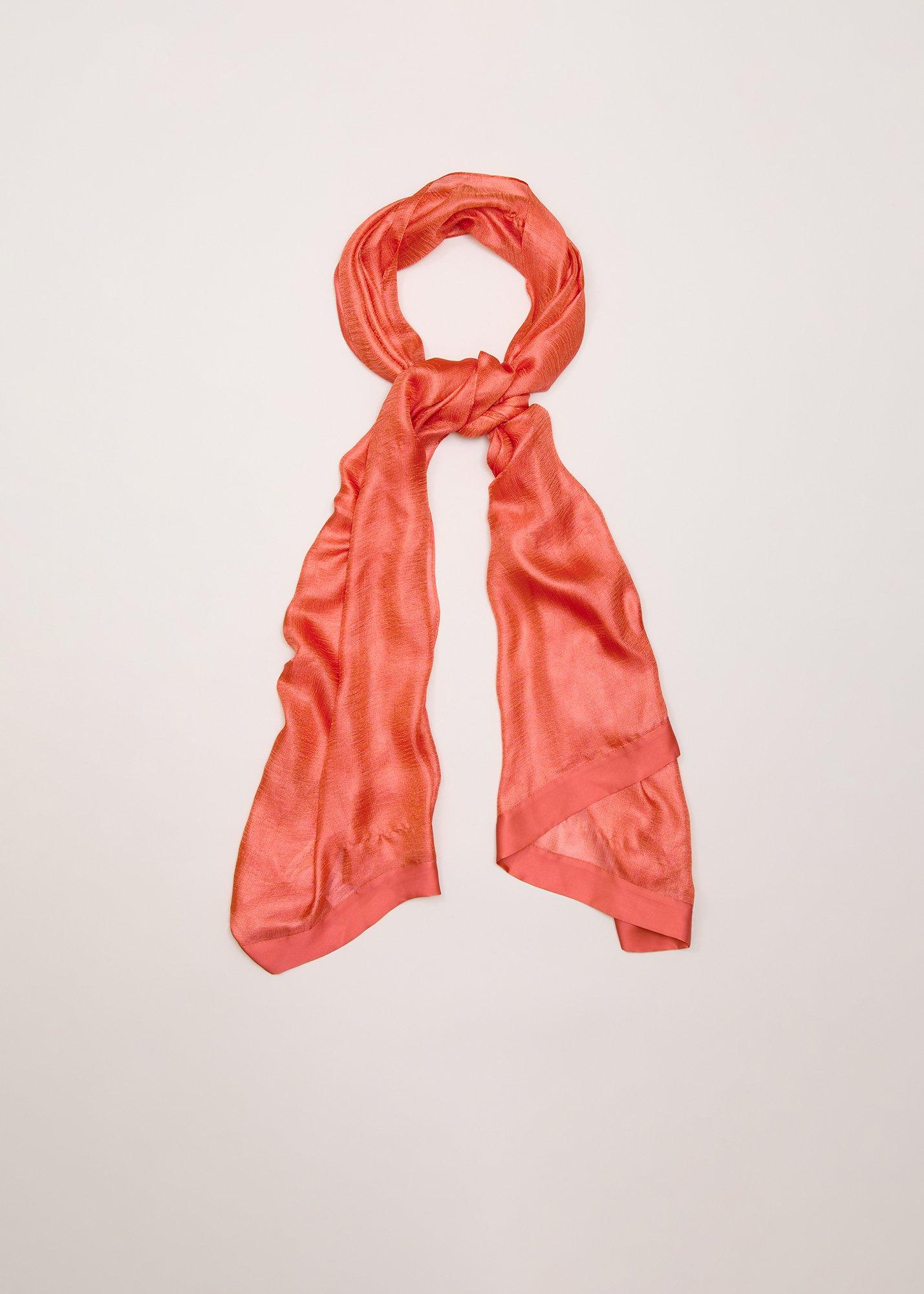 Satin Trim Scarf