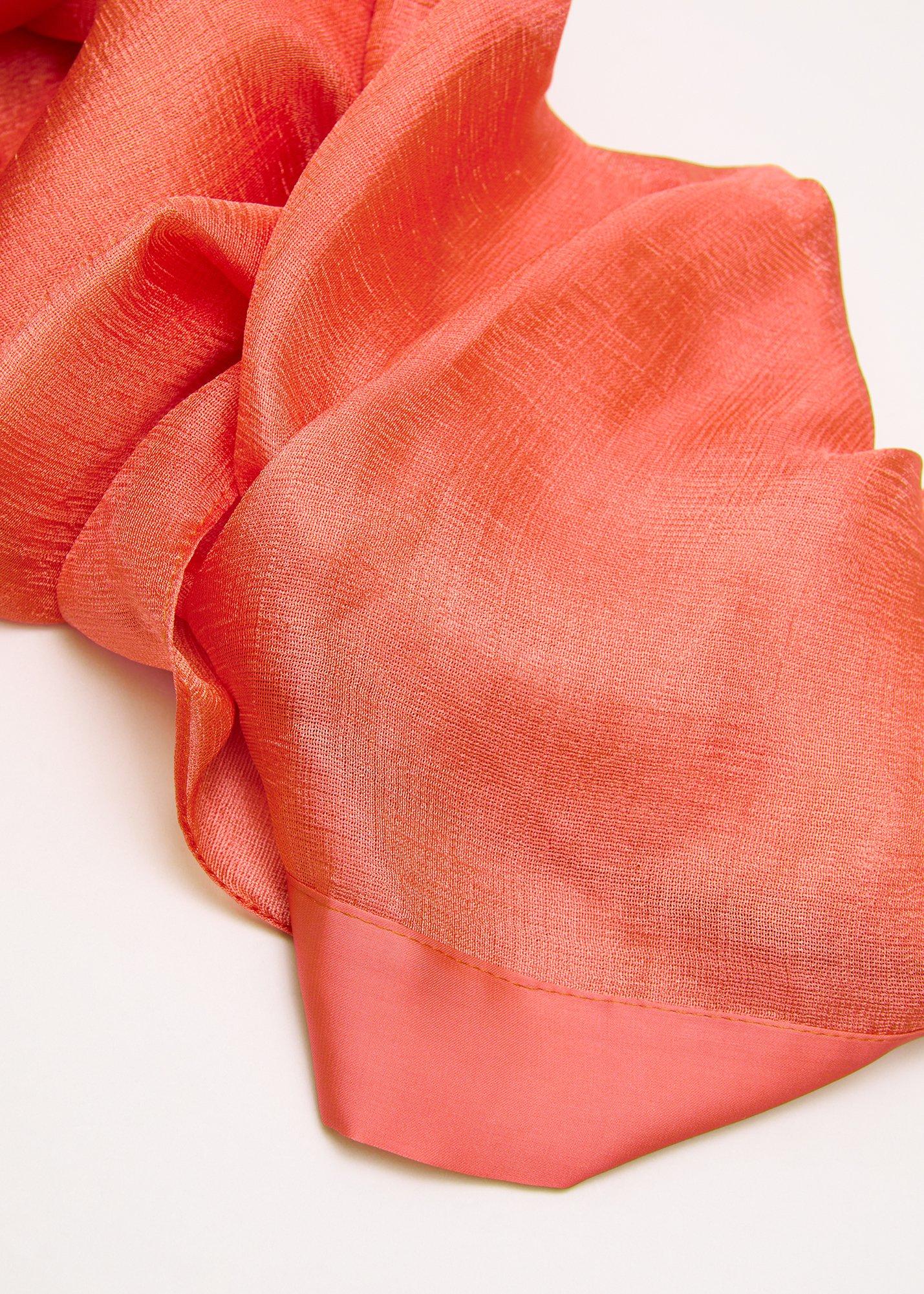 ${product-id}-Satin Trim Scarf-Orange-${view-type}