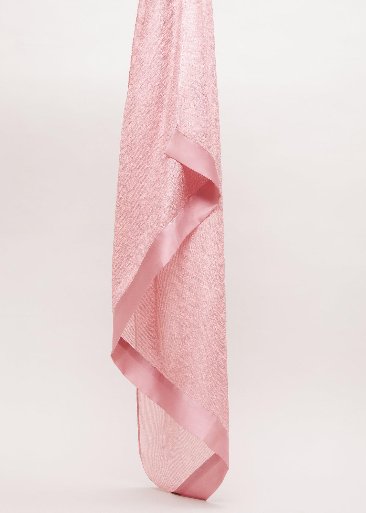 Satin Trim Scarf