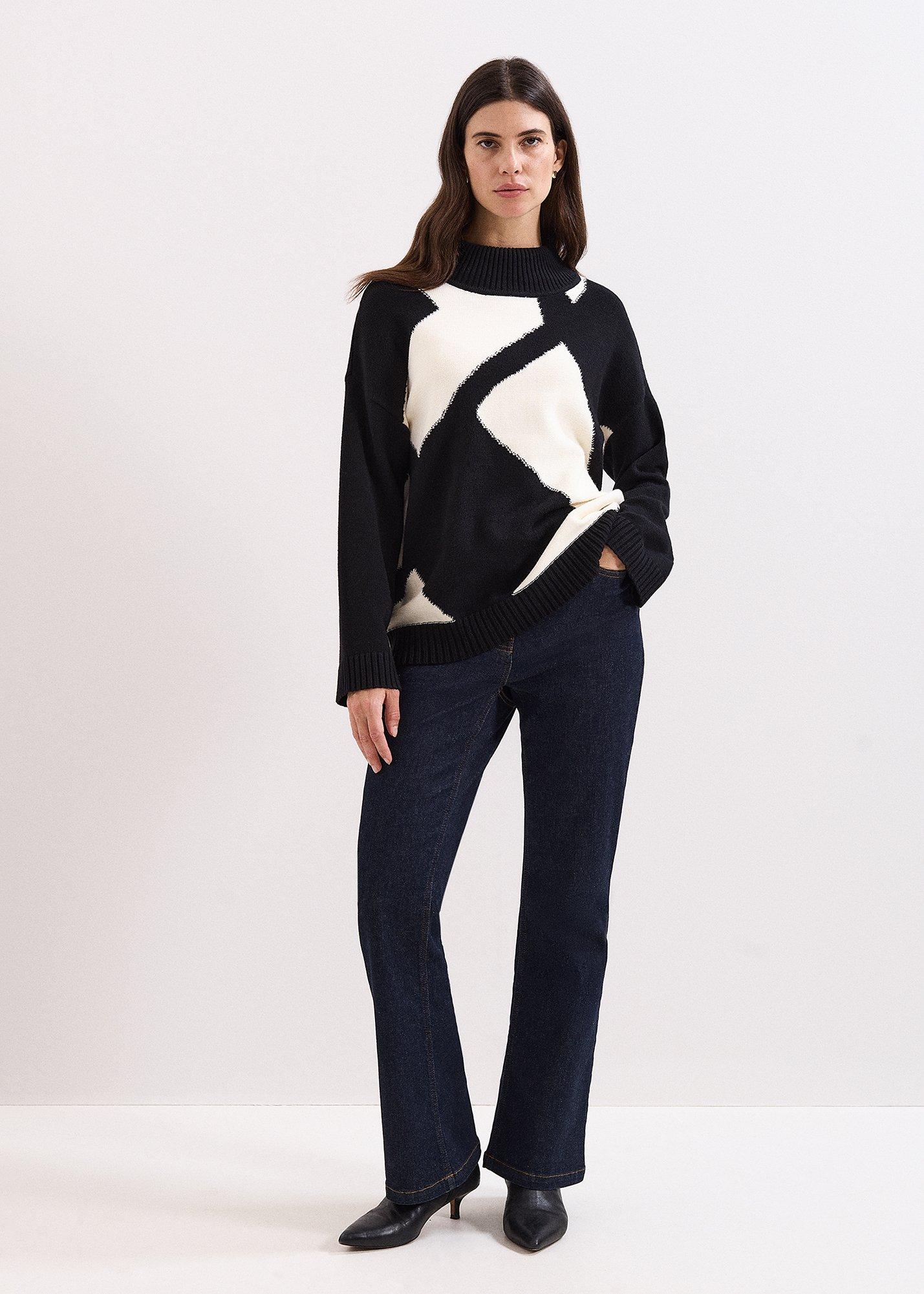 ${product-id}-Larna Geo Monochrome Jumper-Black/Ivory-${view-type}