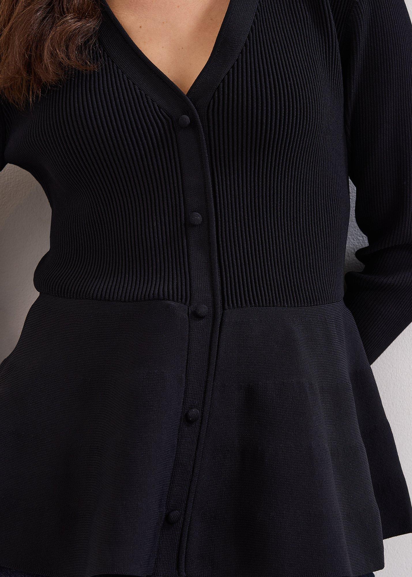 ${product-id}-Roma Peplum Cardigan-Black-${view-type}