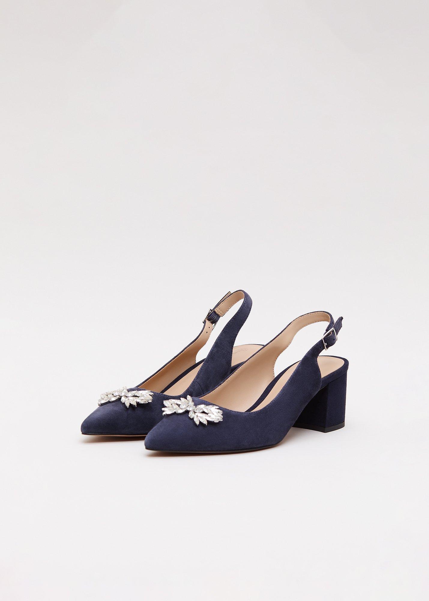 Sparkle Block Heel