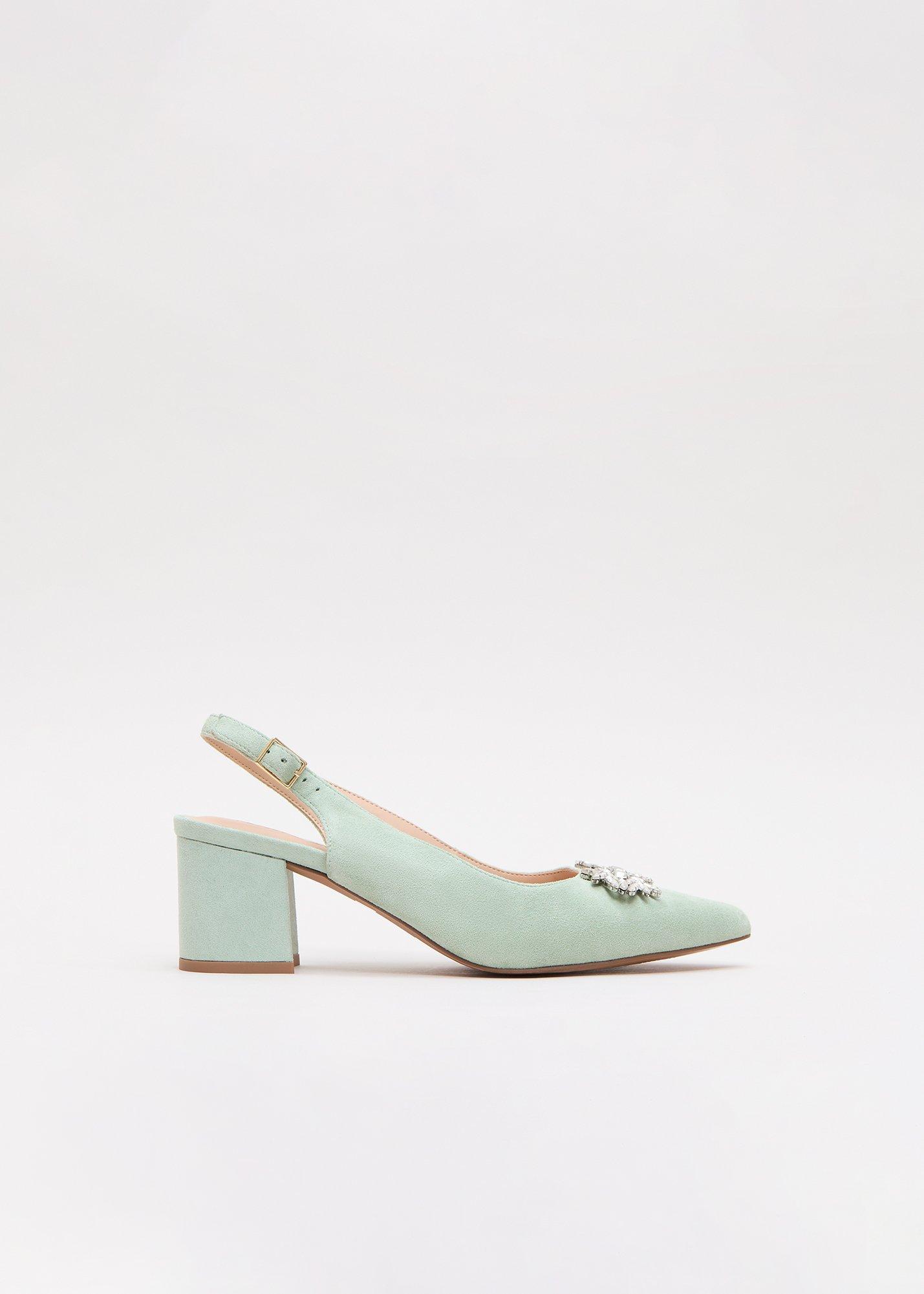 Sparkle Block Heel