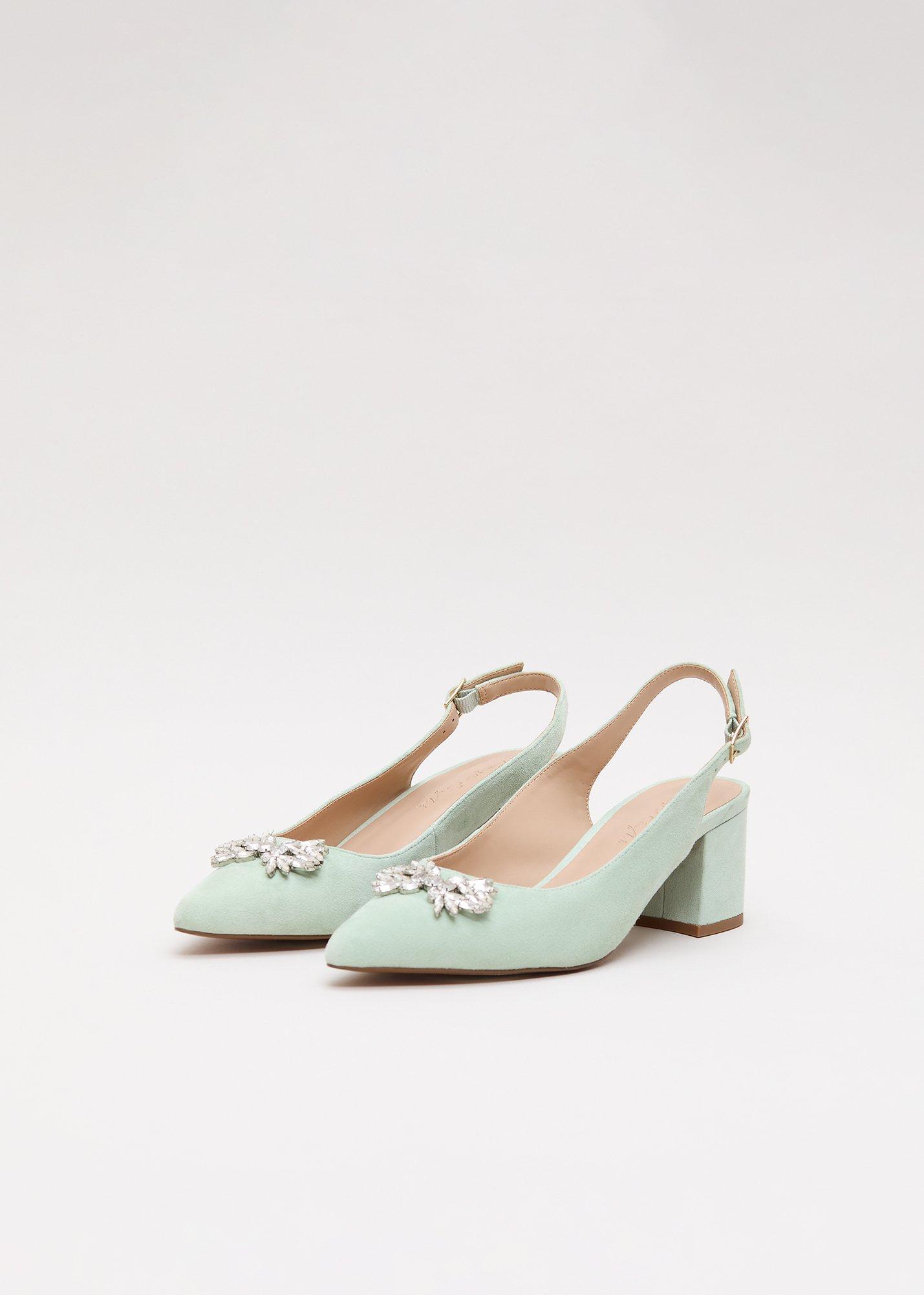 Sparkle Block Heel