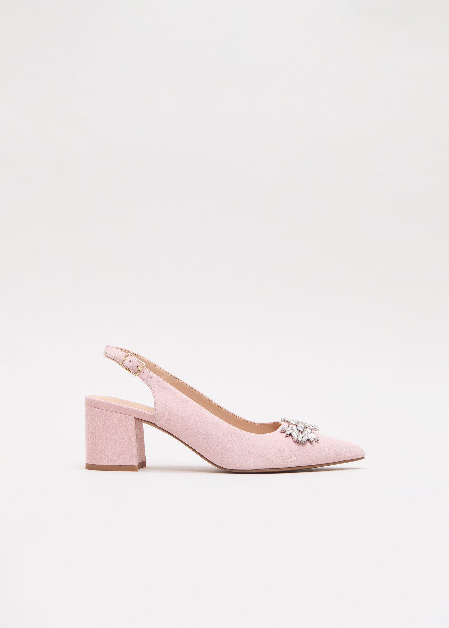 Sparkle Block Heel