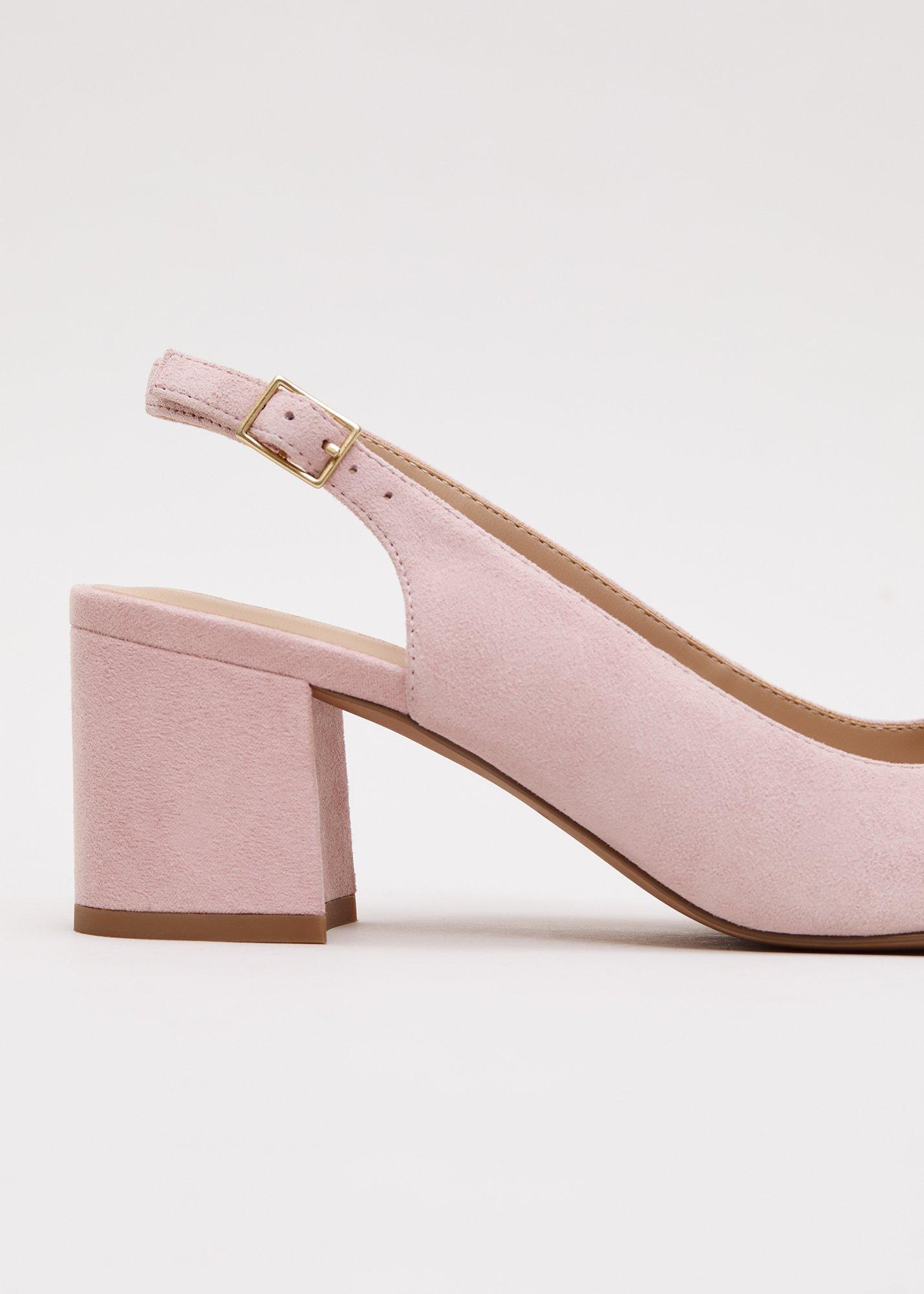 ${product-id}-Sparkle Slingback Block Heel Shoes-Pale Pink-${view-type}