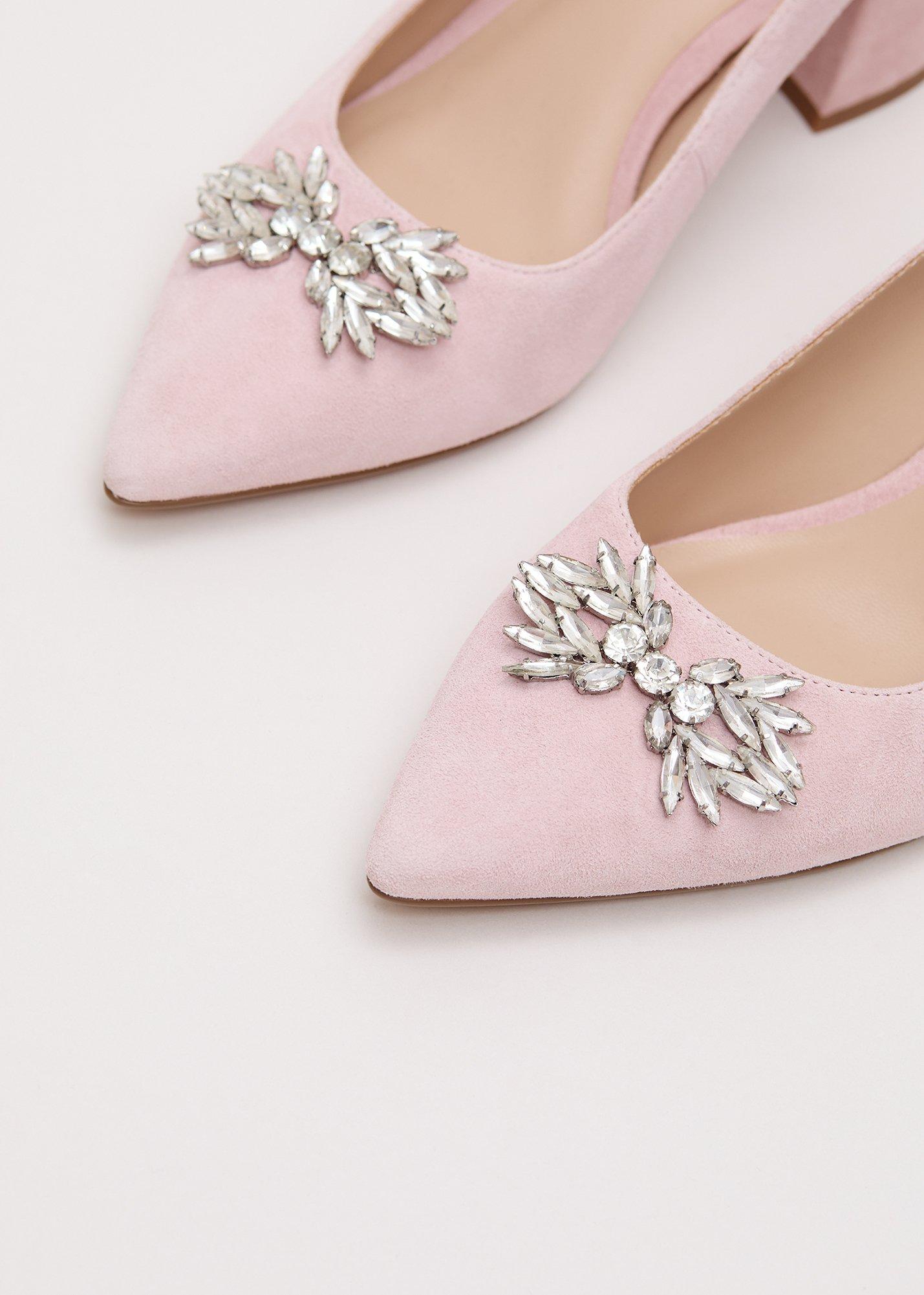 ${product-id}-Sparkle Slingback Block Heel Shoes-Pale Pink-${view-type}