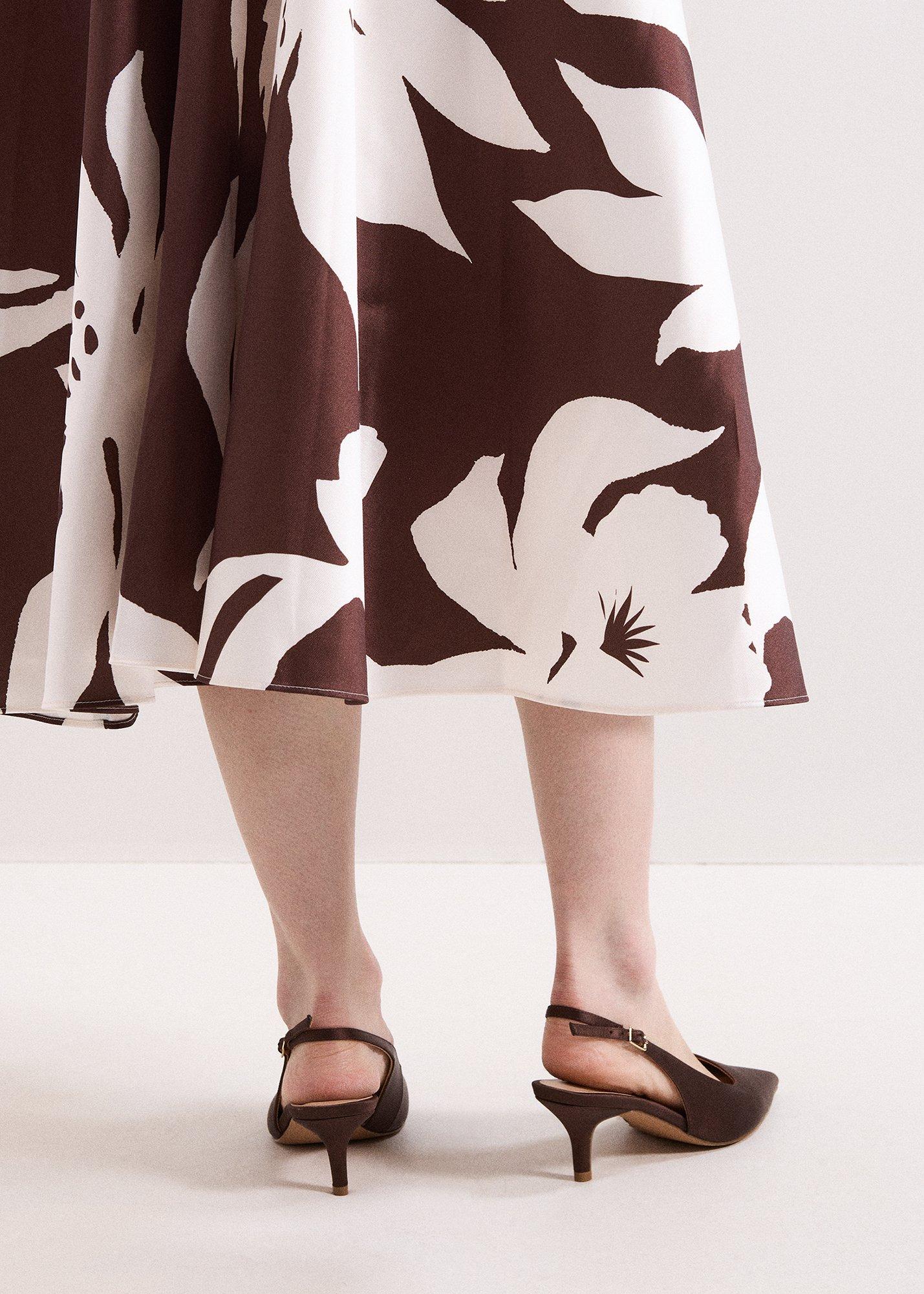 ${product-id}-Satin Slingback Heeled Shoes-Brown-${view-type}