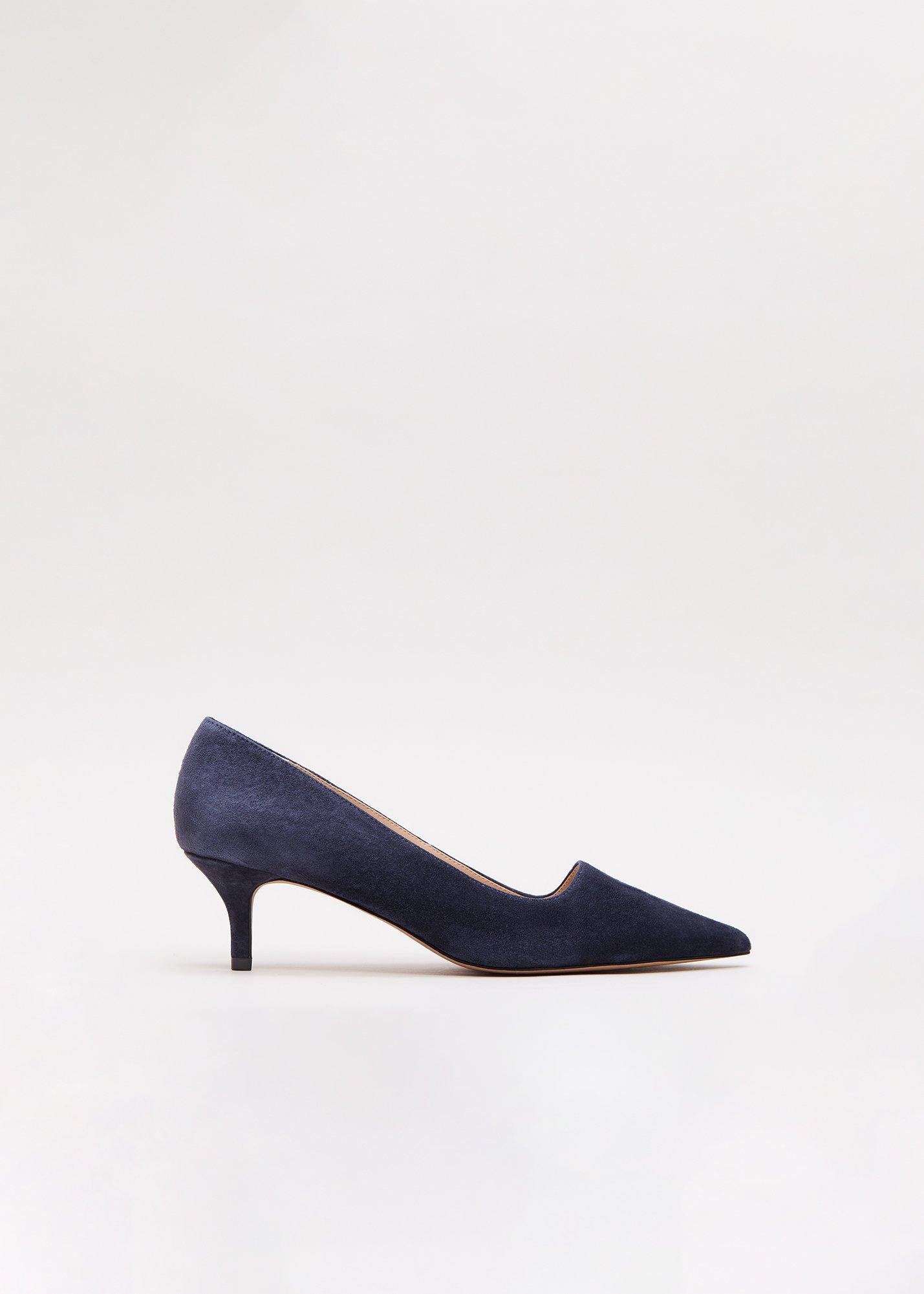 Suede Court Shoes