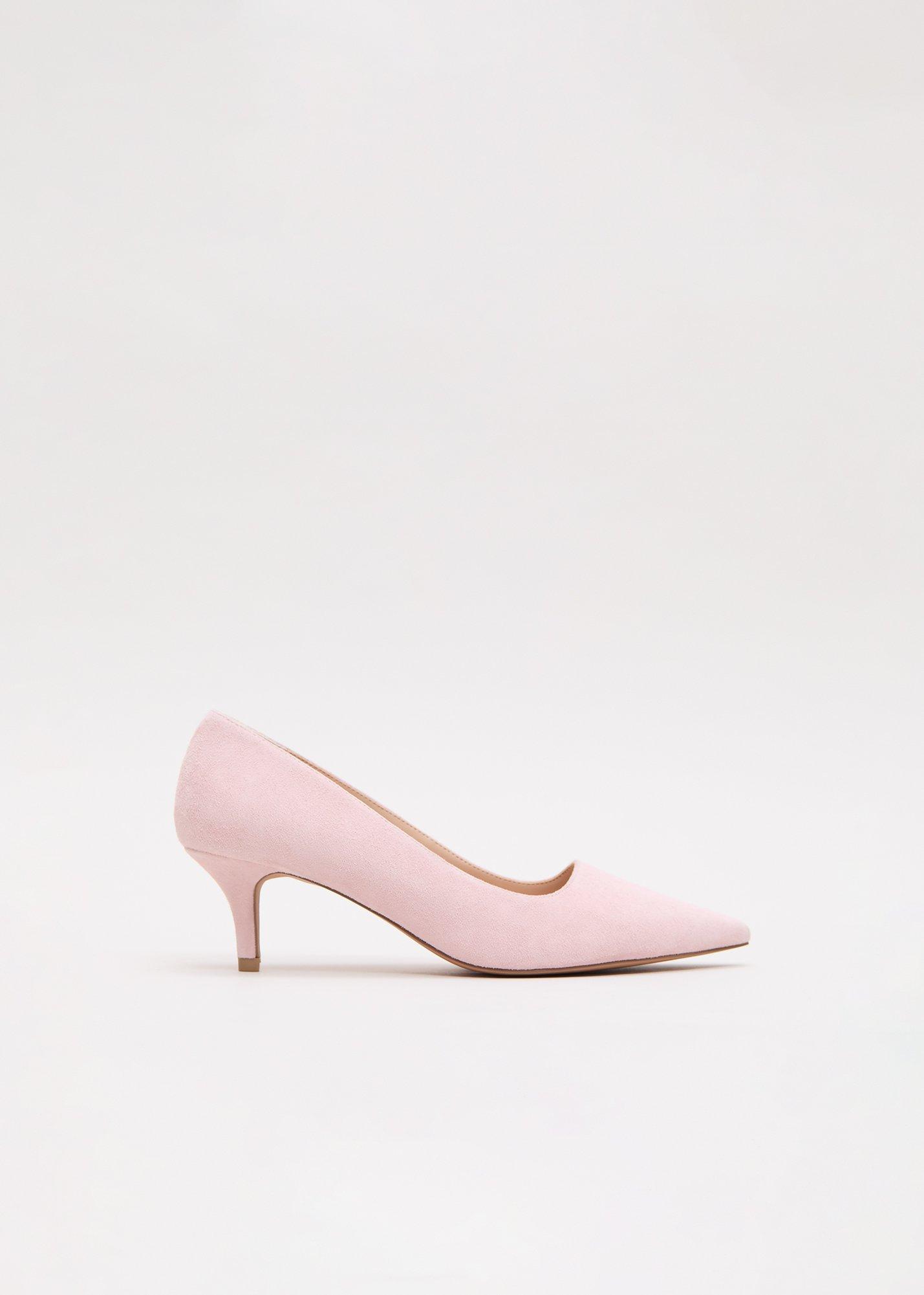 Suede Court Shoes