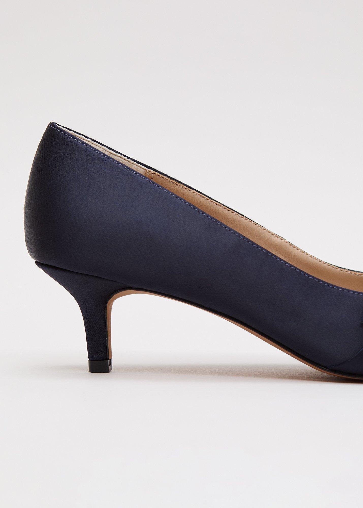 ${product-id}-Satin Knot Front Kitten Heel-Navy-${view-type}