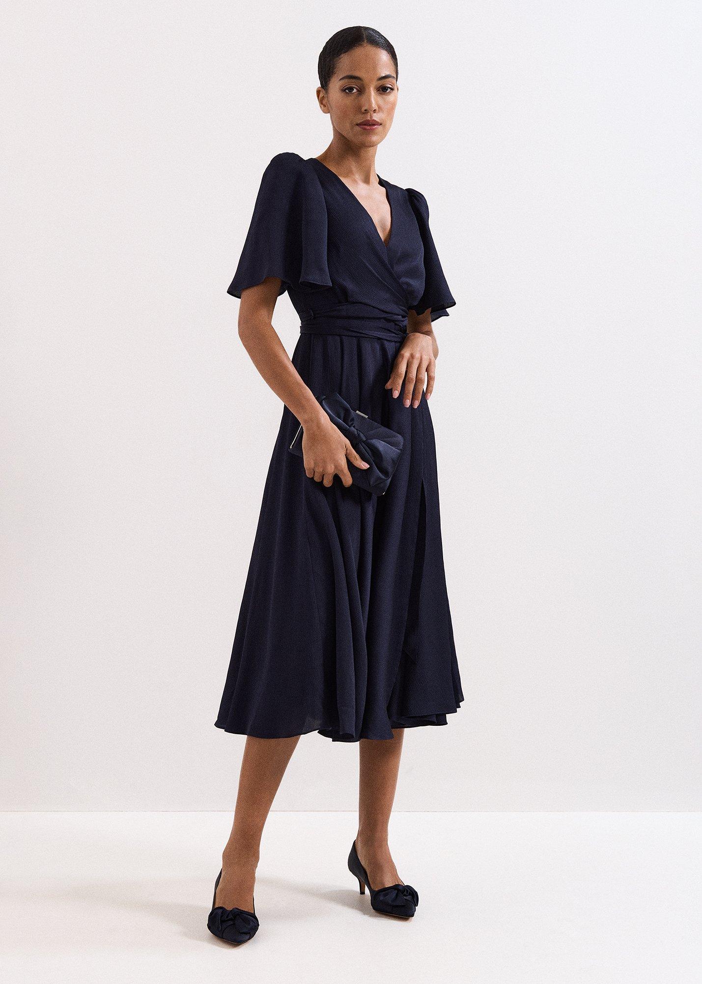 ${product-id}-Satin Knot Front Kitten Heel-Navy-${view-type}