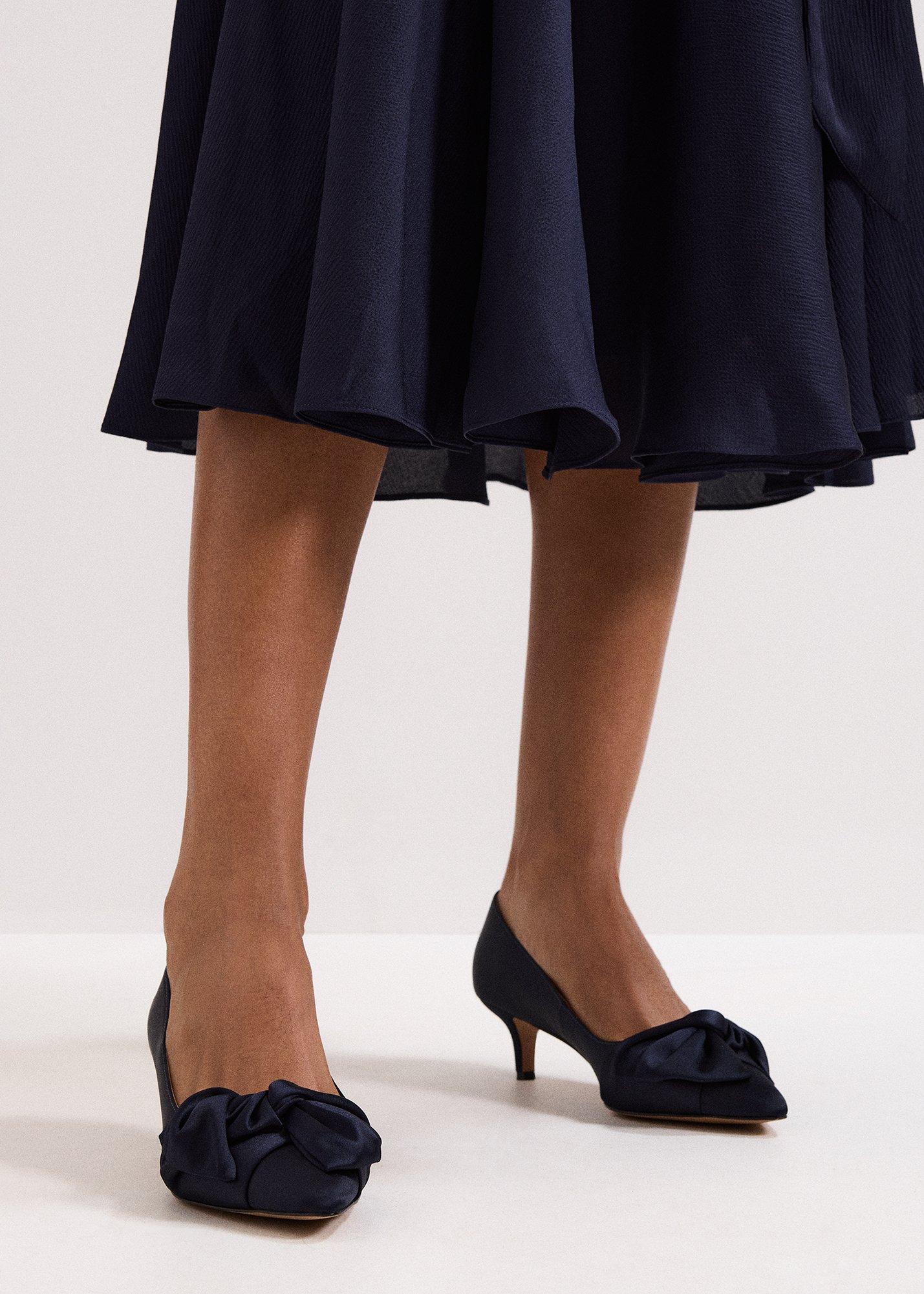 ${product-id}-Satin Knot Front Kitten Heel-Navy-${view-type}