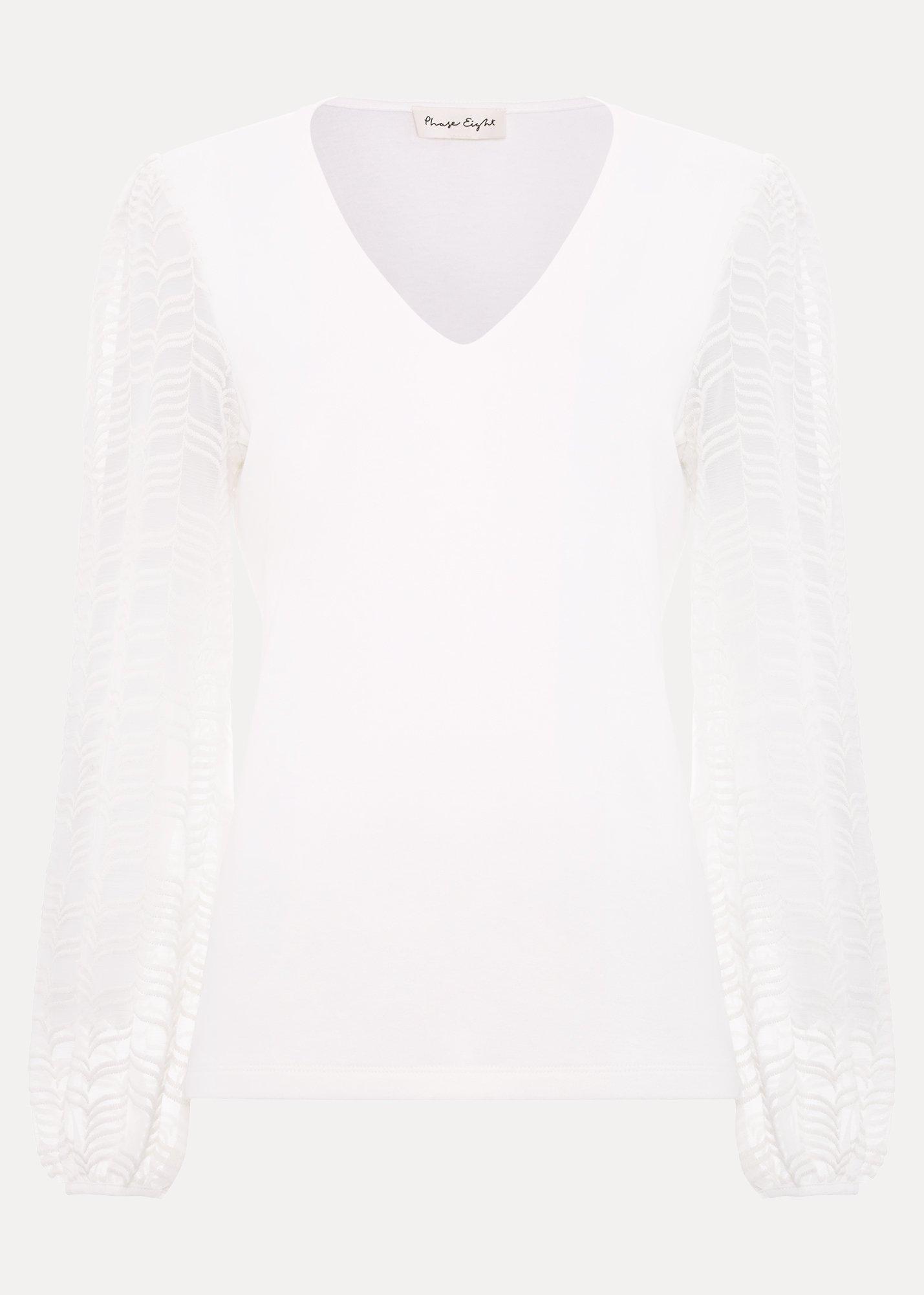 Palmer Lace Sleeve Top