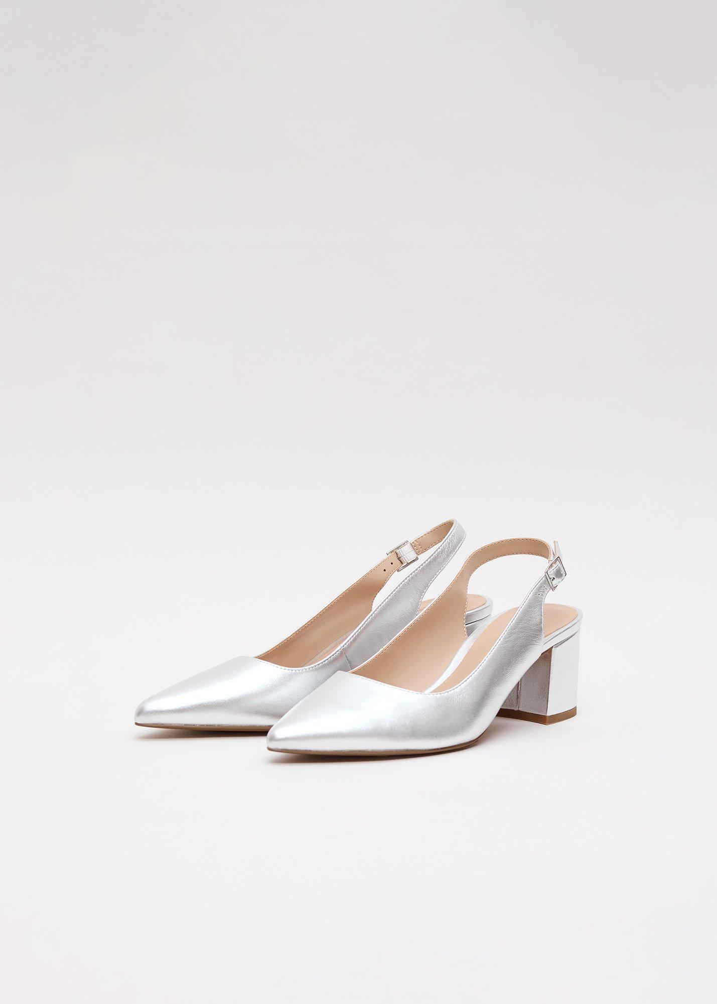 Leather Block Heels