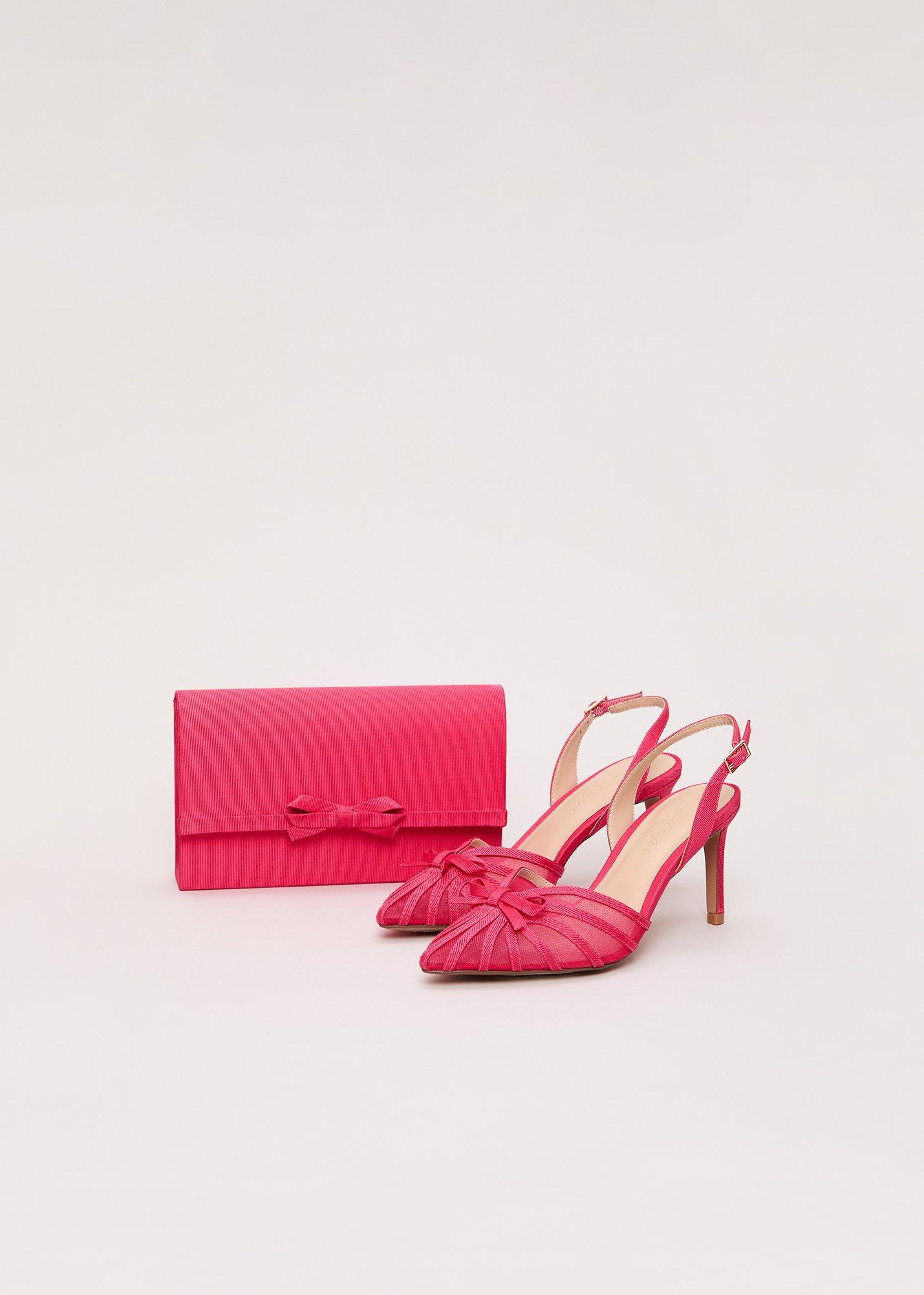 Grosgrain Bow Clutch Bag
