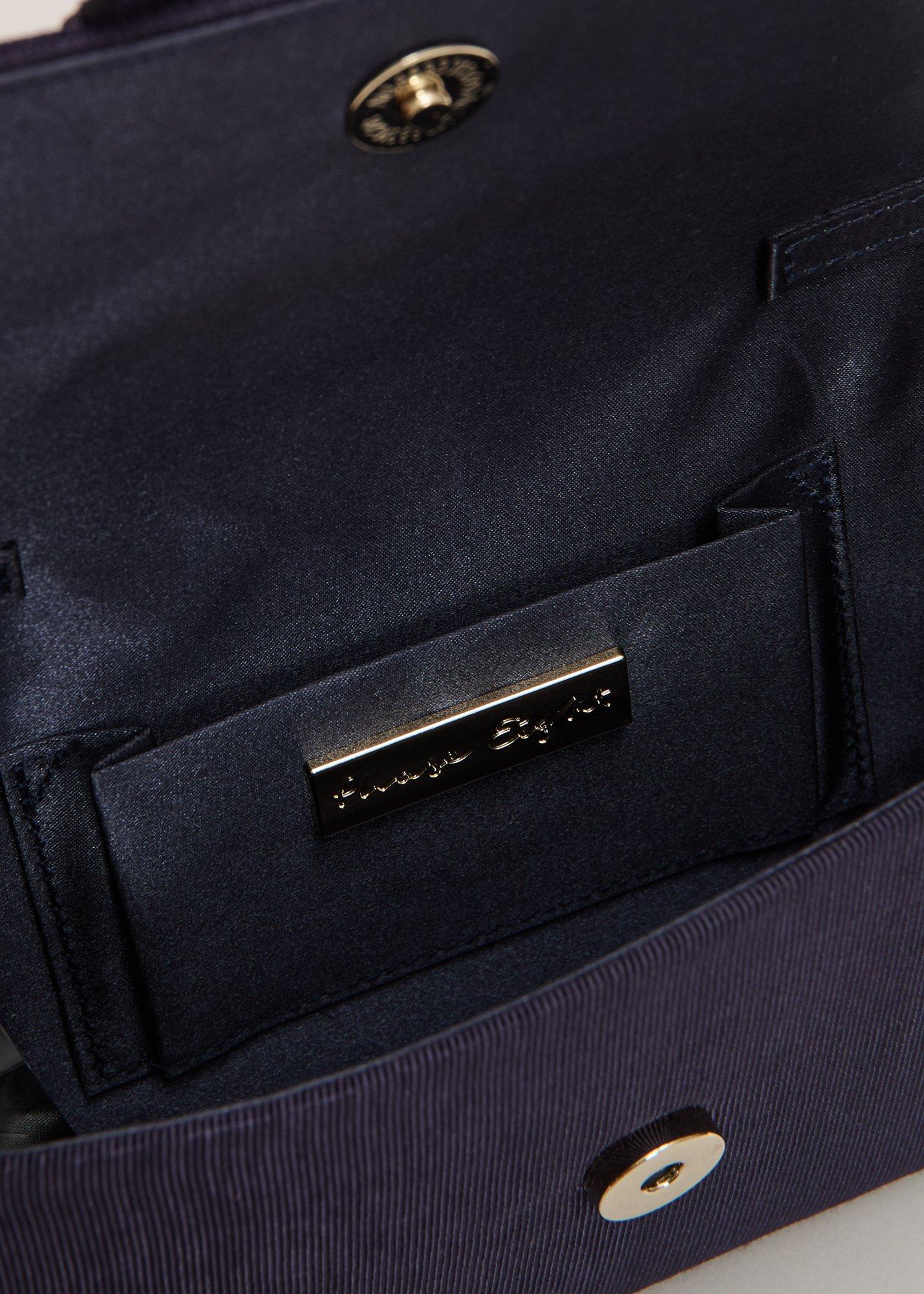 Grosgrain Bow Clutch Bag