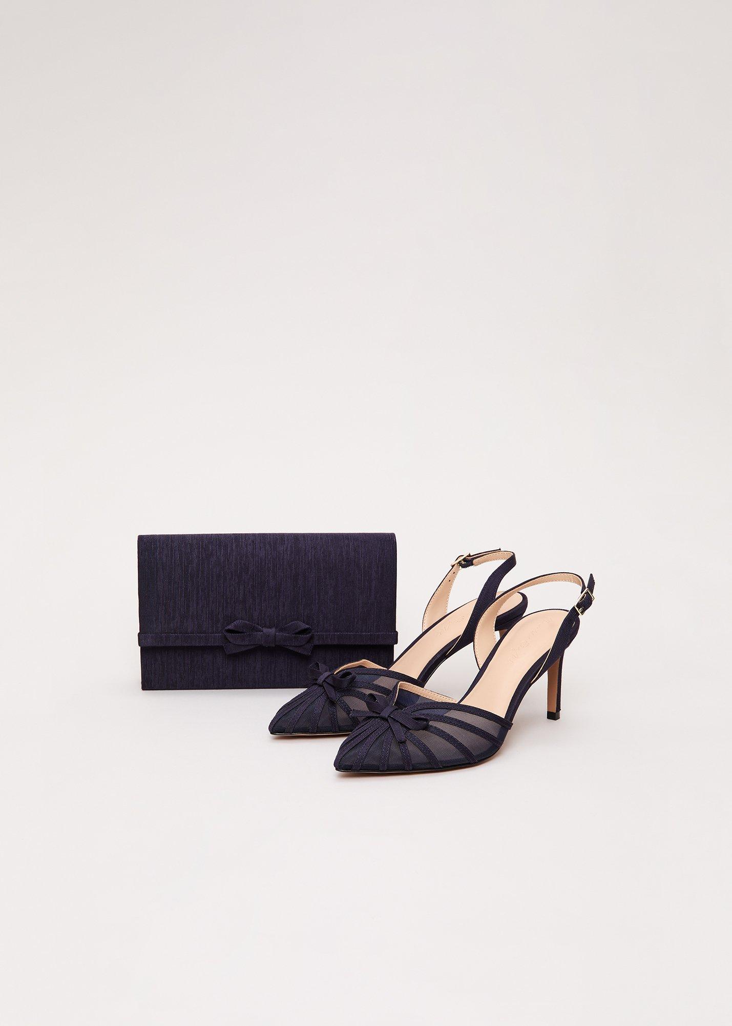 Grosgrain Bow Clutch Bag