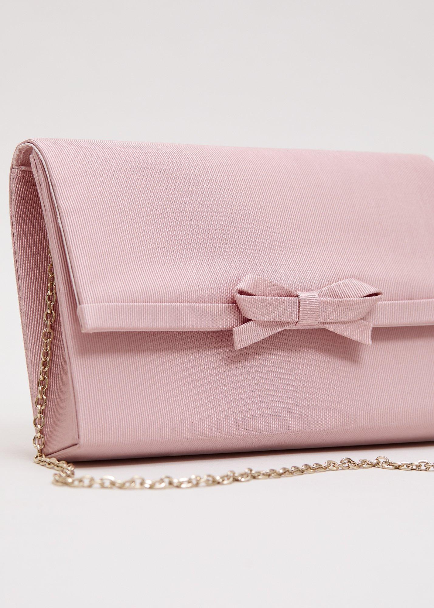 ${product-id}-Grosgrain Bow Clutch Bag-Pale Pink-${view-type}