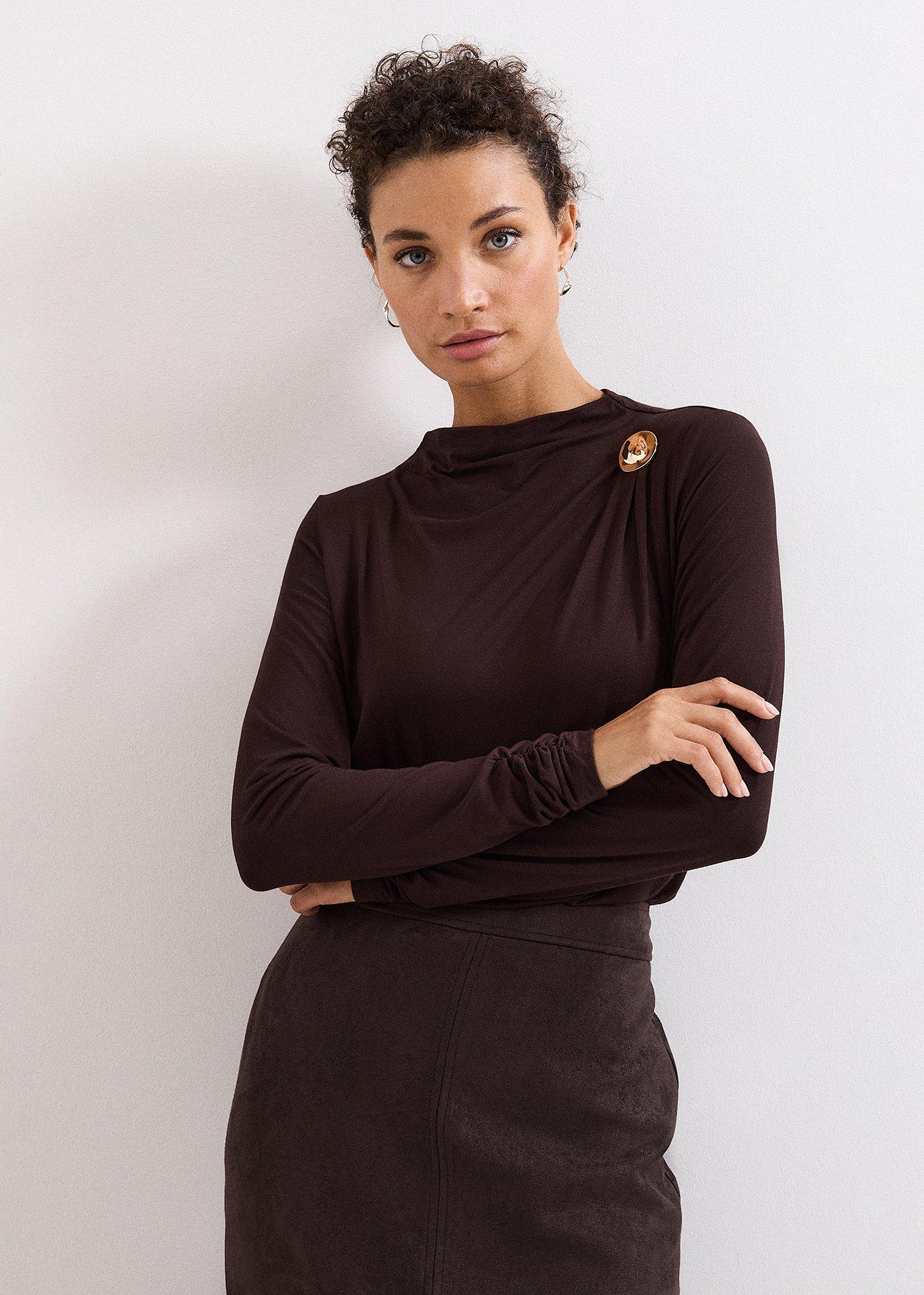 Etta Gold Detail Top