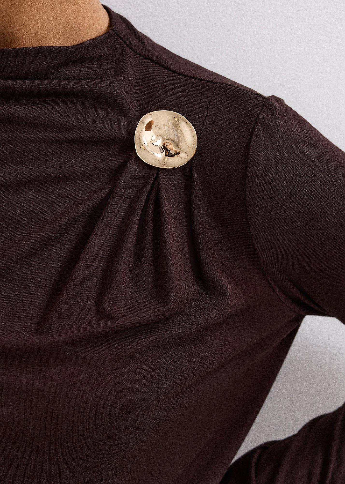 ${product-id}-Etta Gold Detail Long Sleeve Top-Brown-${view-type}