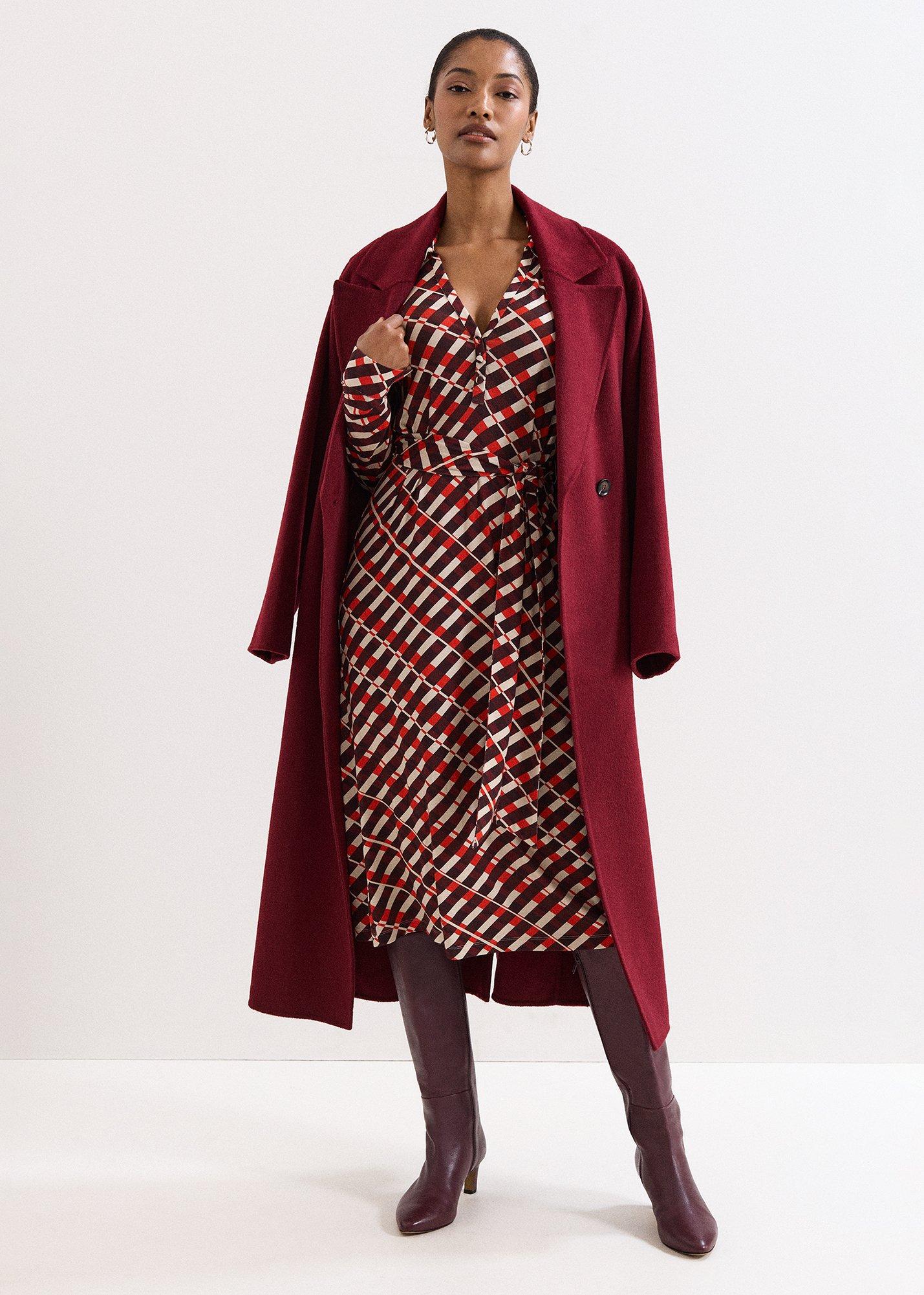 ${product-id}-Check Jersey Midi Dress-Multi-${view-type}