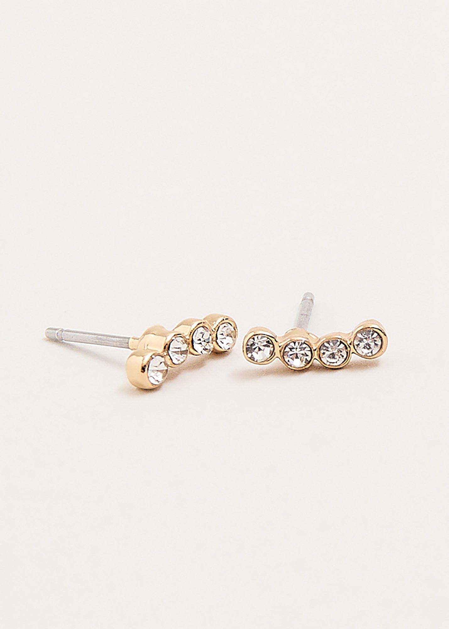 Four Stone Earring