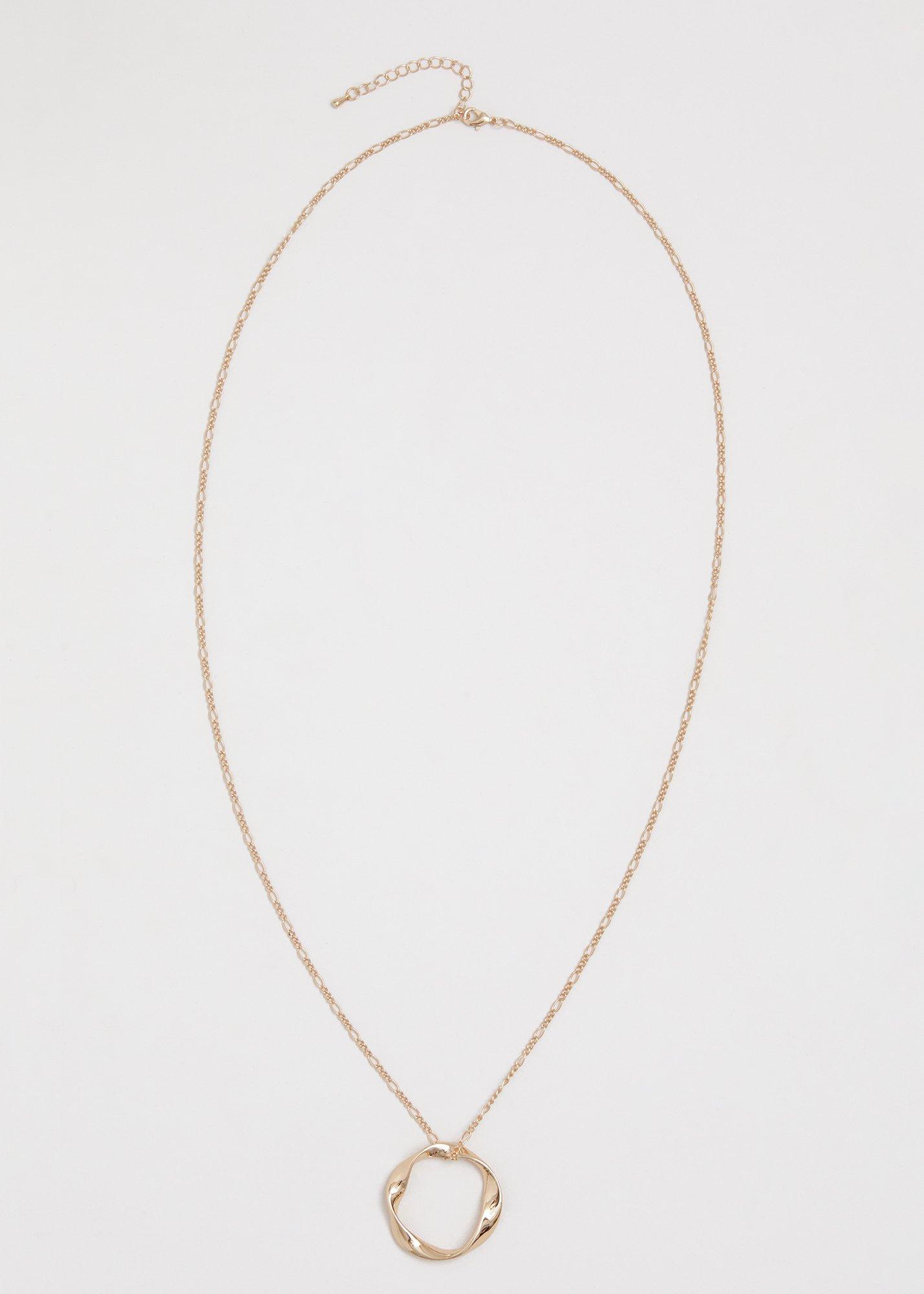 Long Circle Pendant