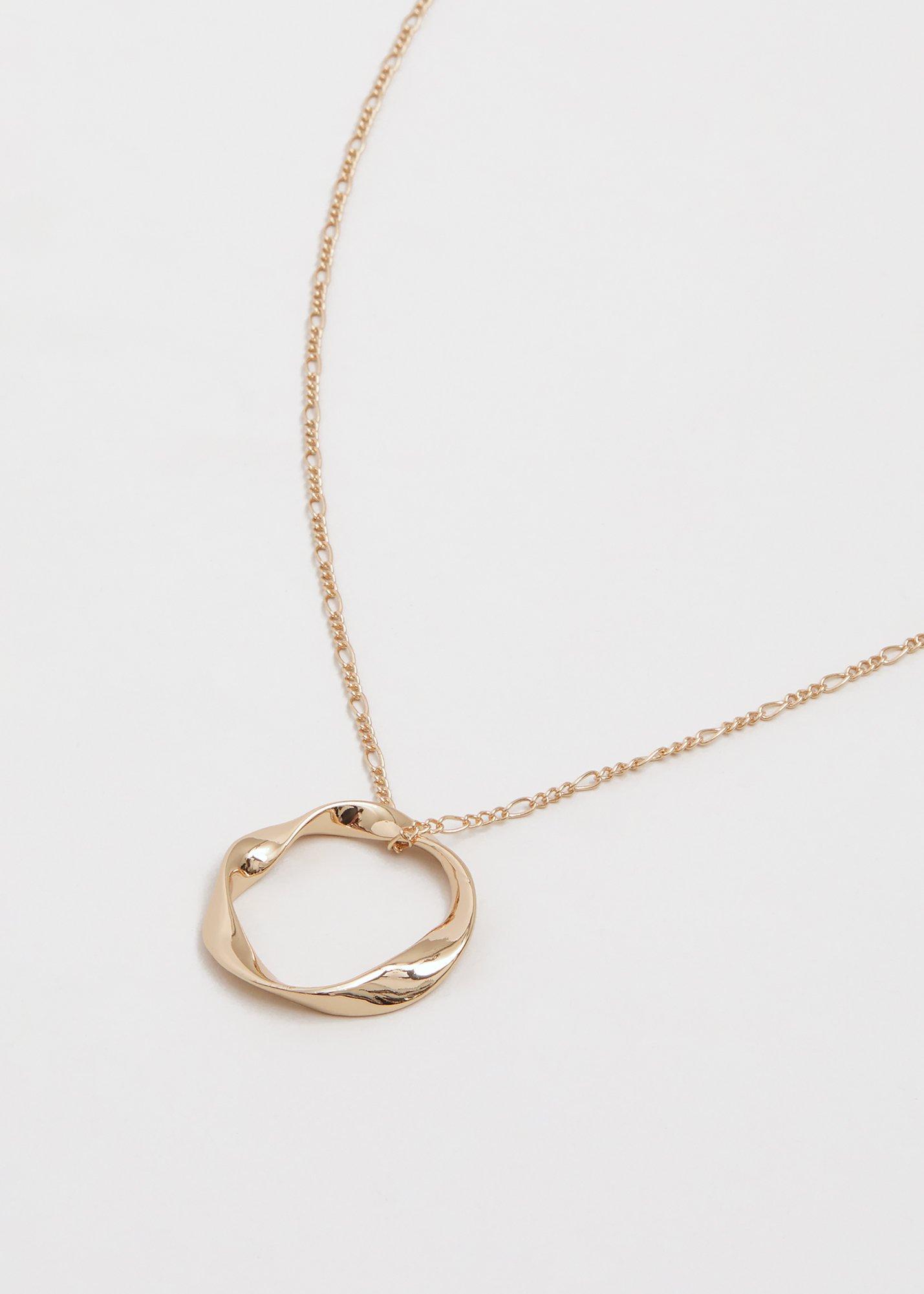 Long Circle Pendant