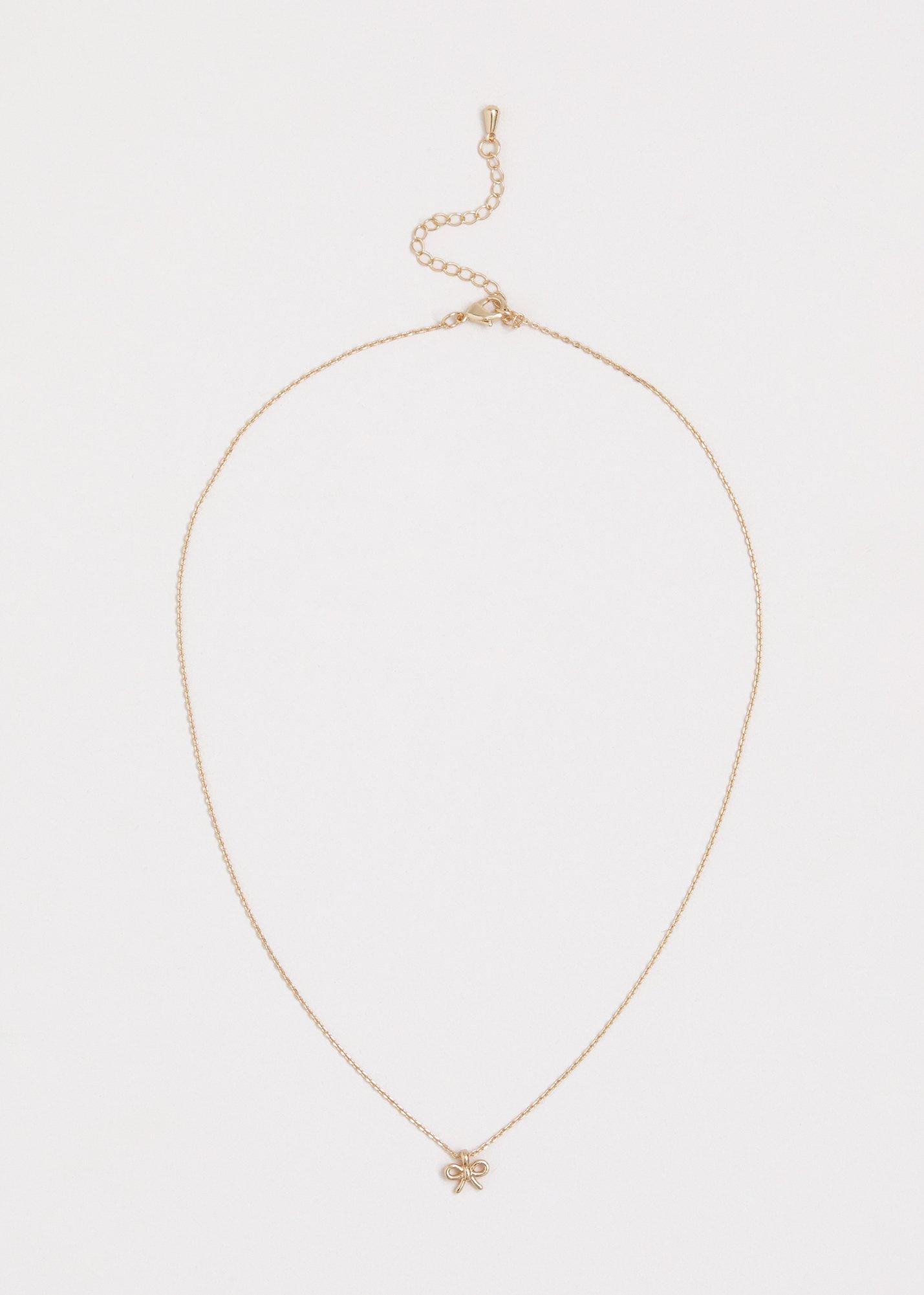 Bow Necklace
