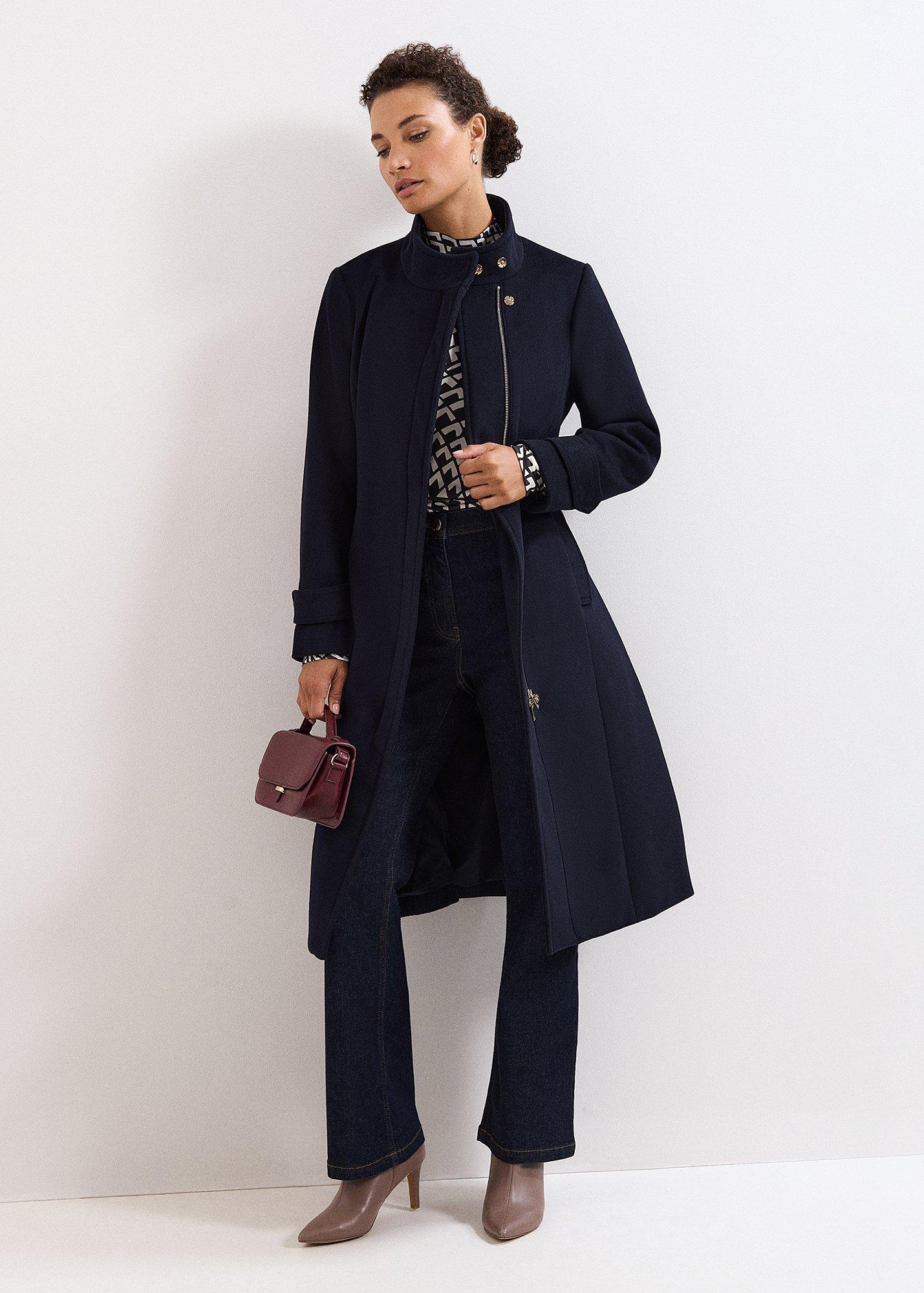 ${product-id}-Dakota Navy Funnel Neck Coat-Navy-${view-type}
