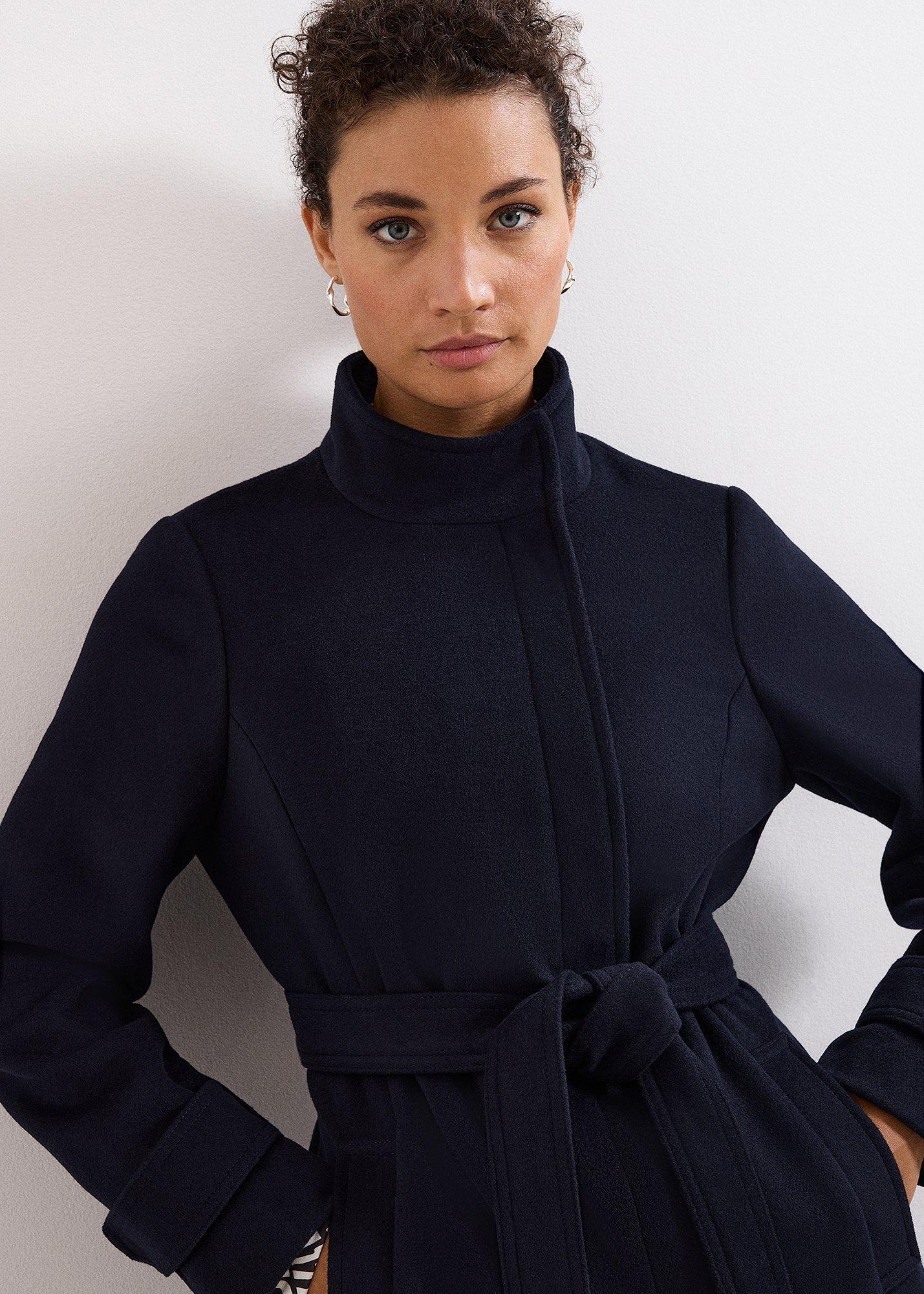 ${product-id}-Dakota Navy Funnel Neck Coat-Navy-${view-type}