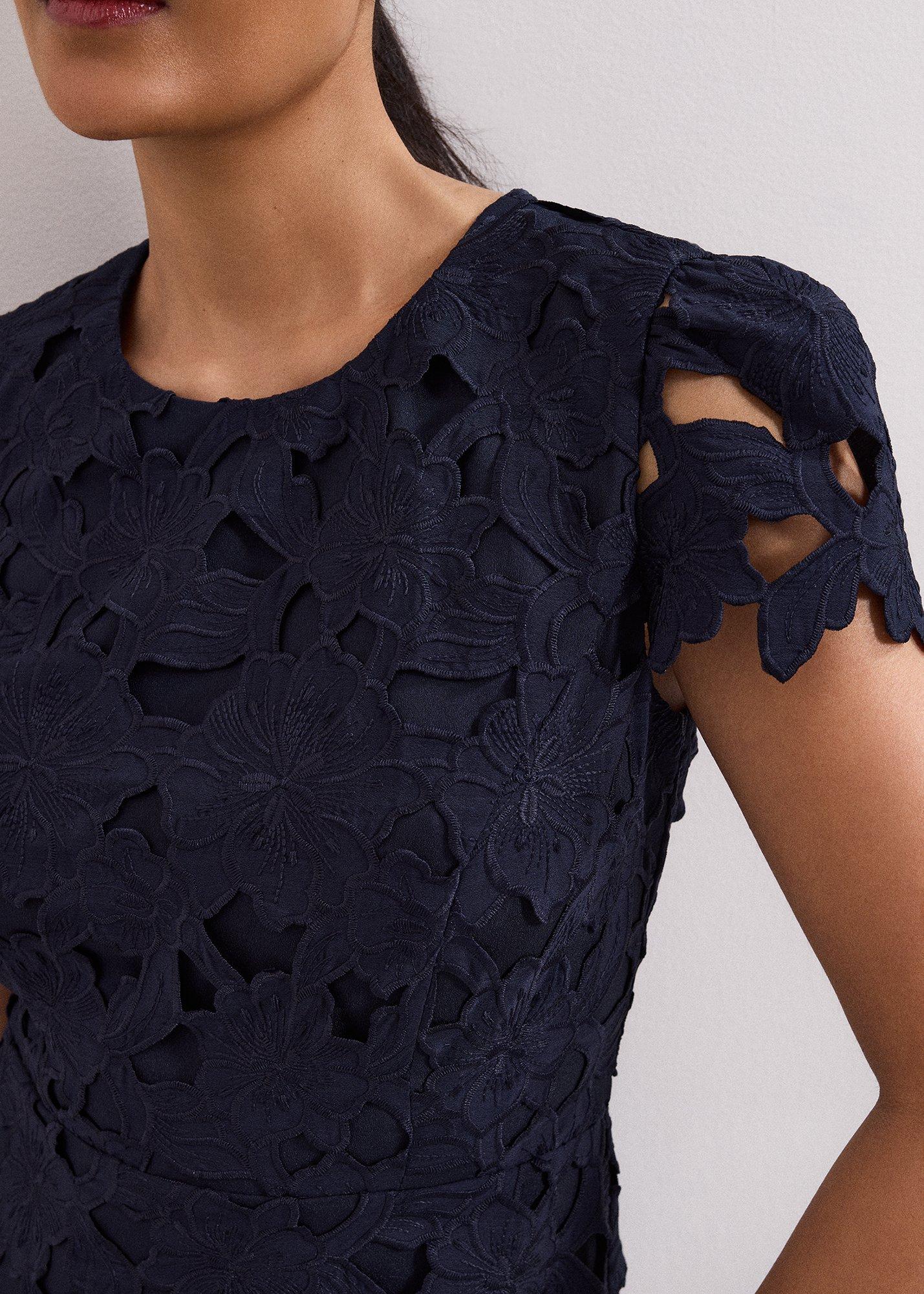 ${product-id}-Petite Leilani Lace Midi Dress-Navy-${view-type}