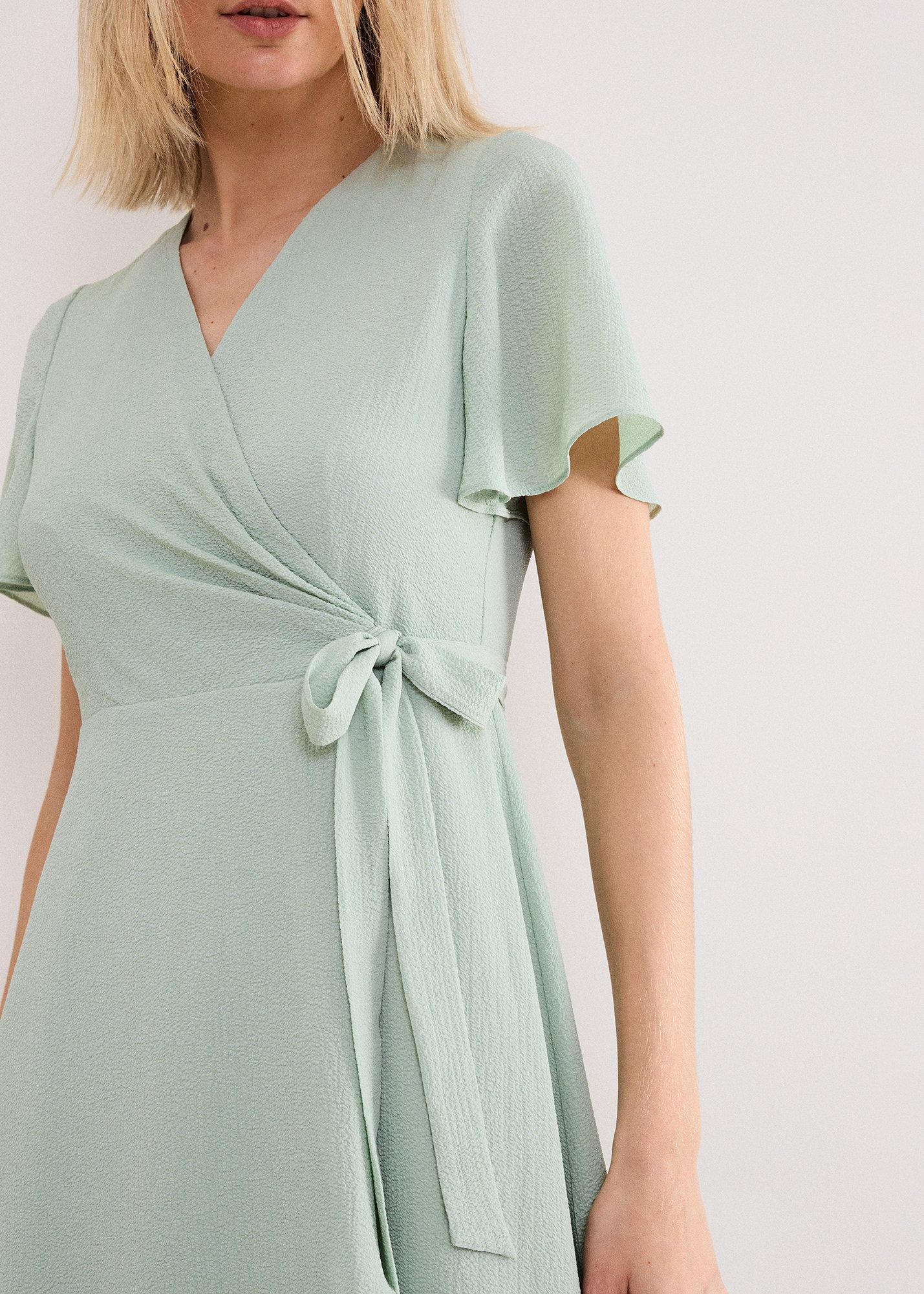 ${product-id}-Petite Julissa Textured Wrap Maxi Dress-Pale Green-${view-type}