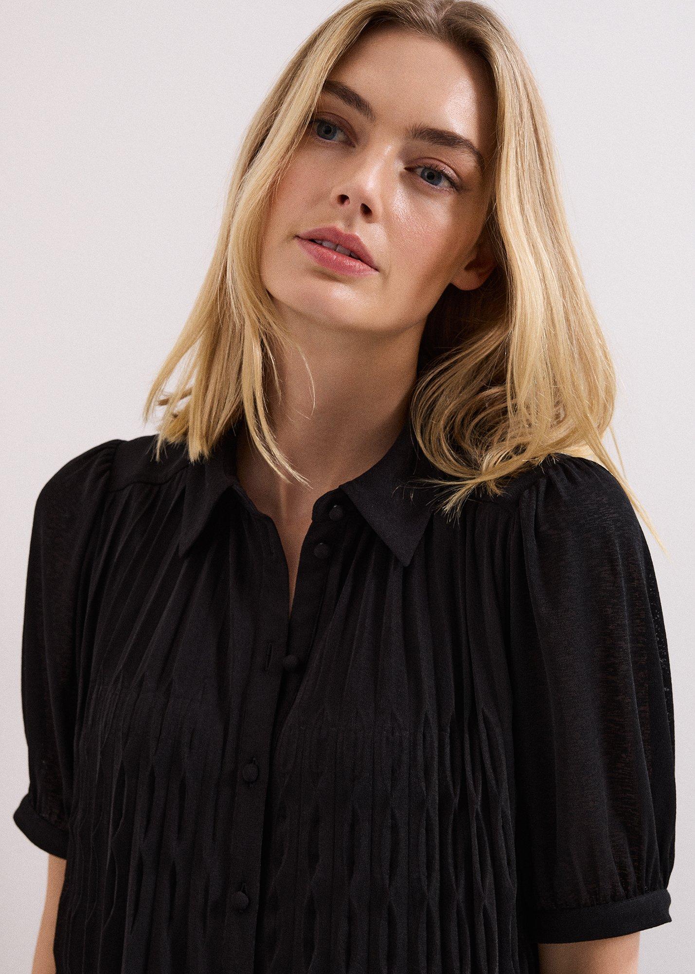 ${product-id}-Pleated Swing Dress-Black-${view-type}