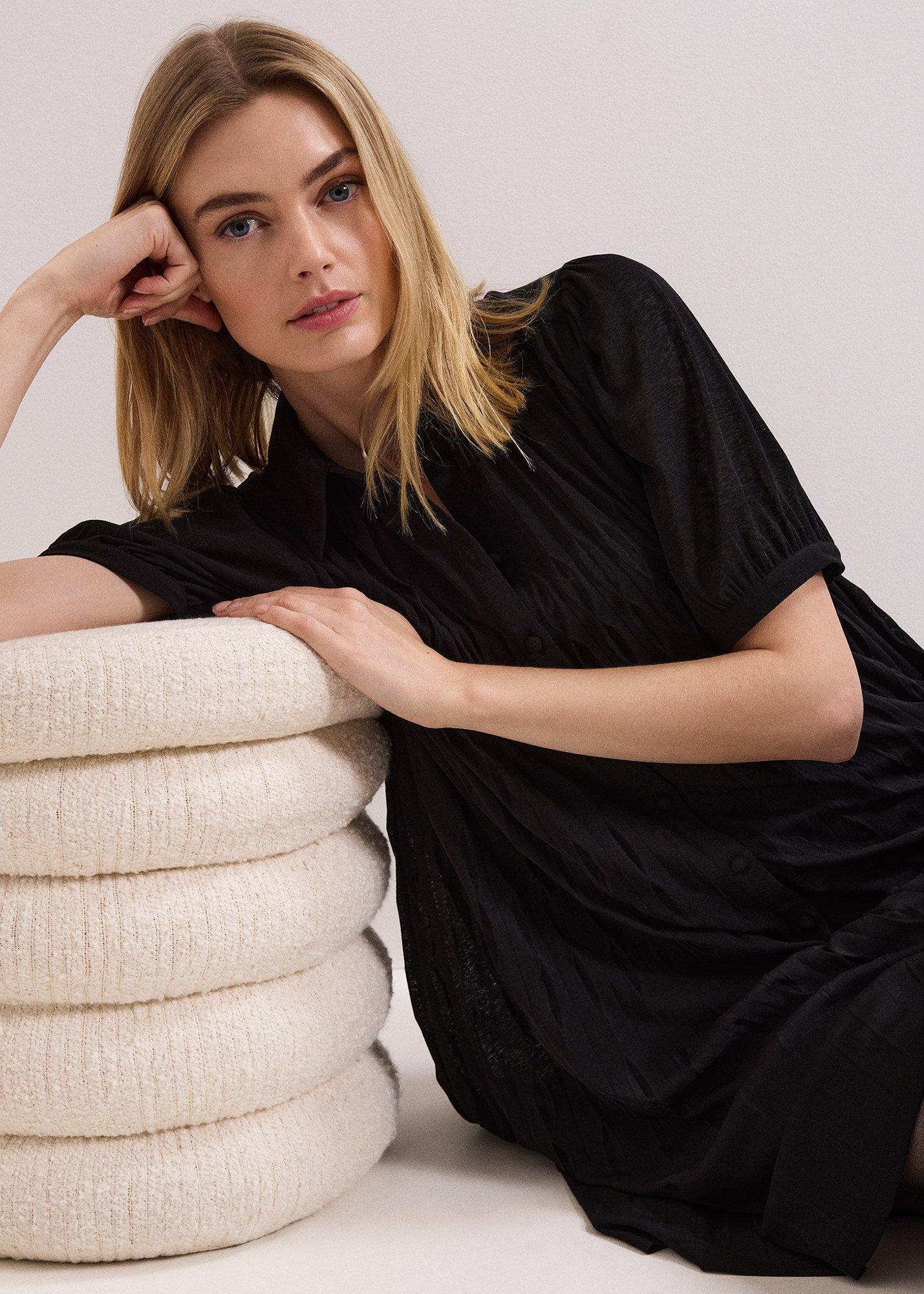 ${product-id}-Pleated Swing Dress-Black-${view-type}