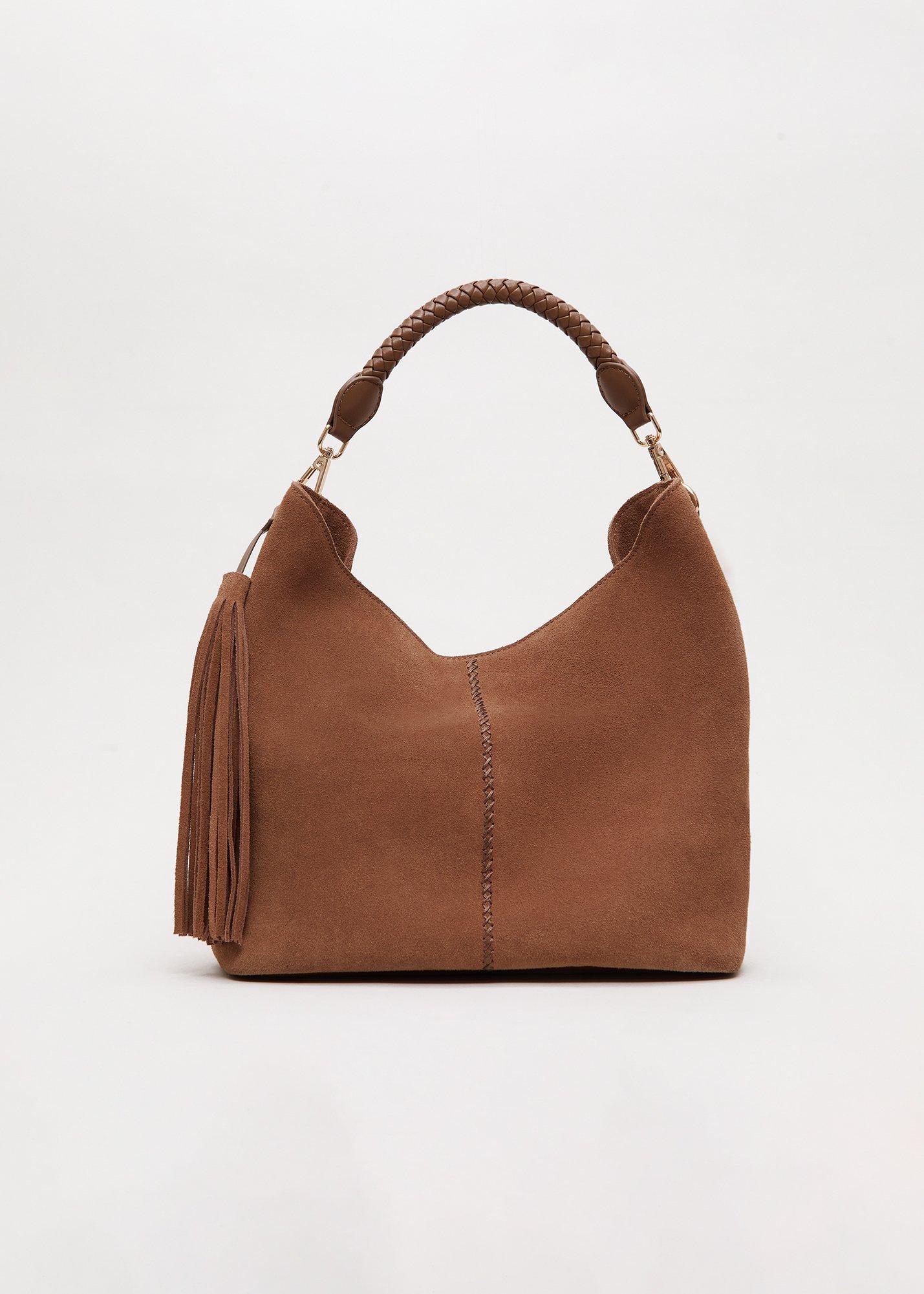 Suede Tassle Bag