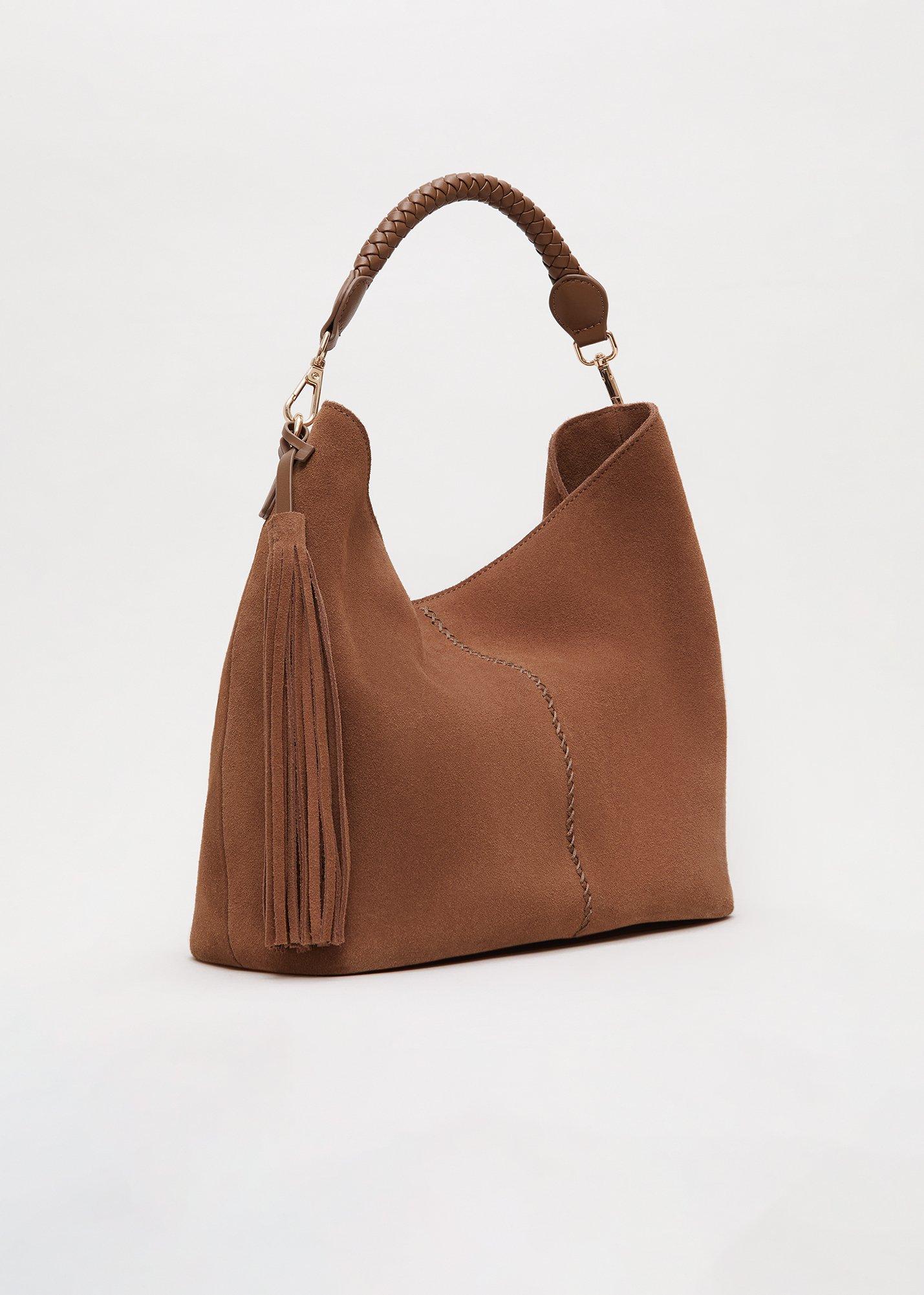Suede Tassle Bag