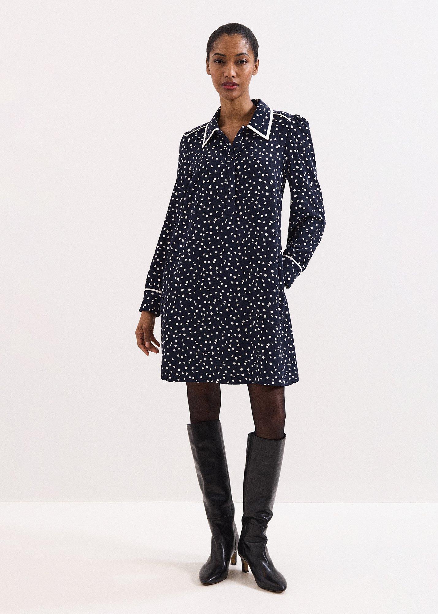 ${product-id}-Kylie Spot Tunic Dress-Navy/Ivory-${view-type}