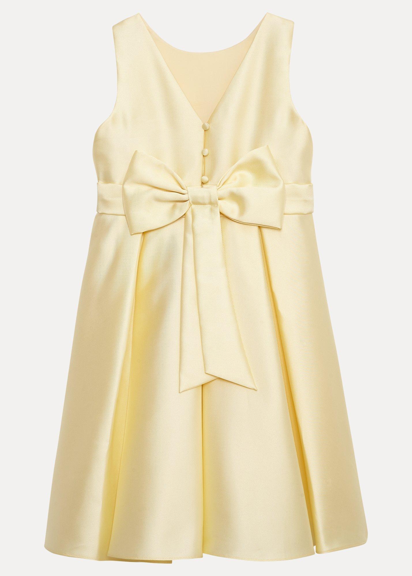 ${product-id}-Melody Yellow Satin Fit and Flare Dress-Pale Yellow-${view-type}