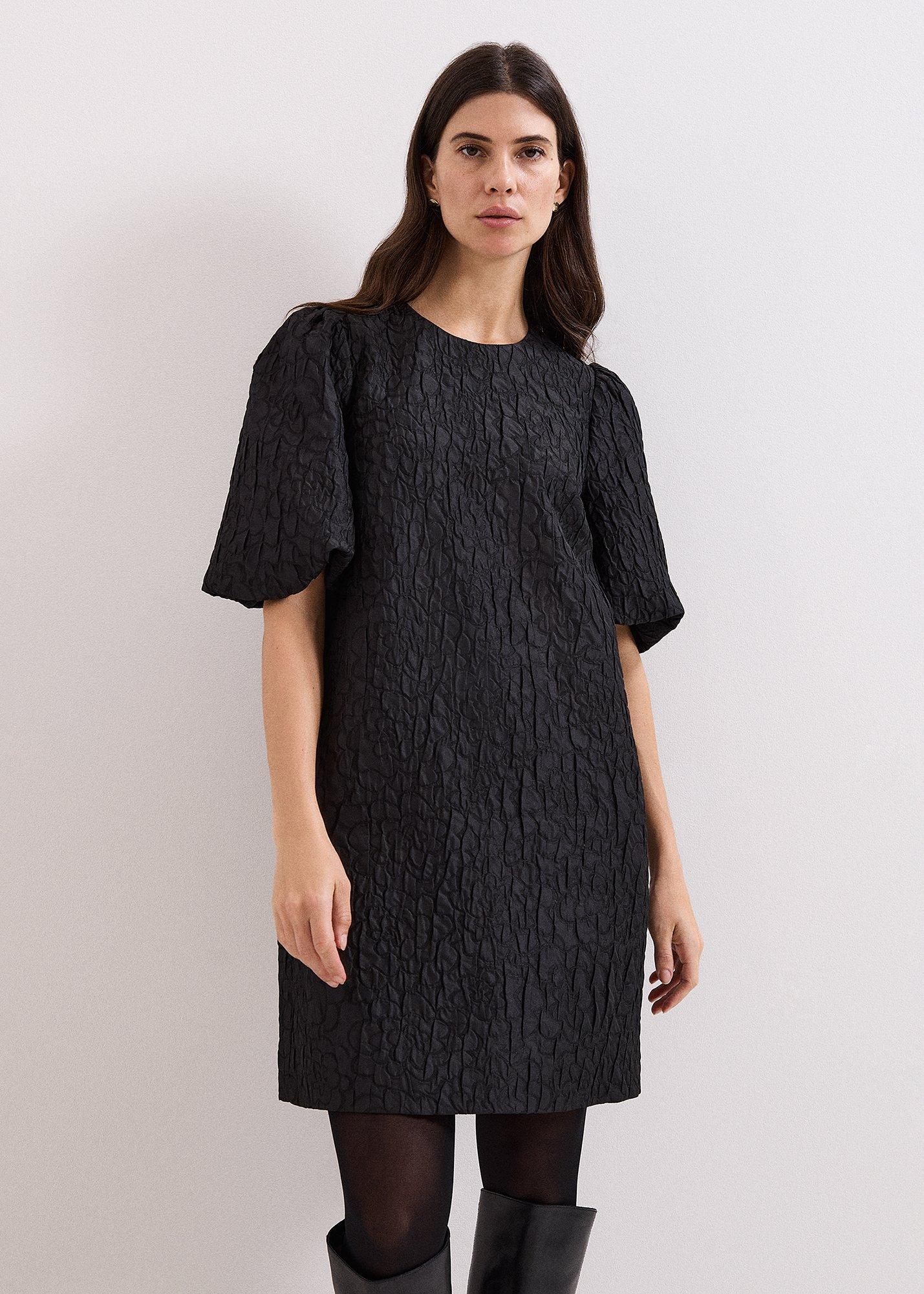 Black Jaquard Dress