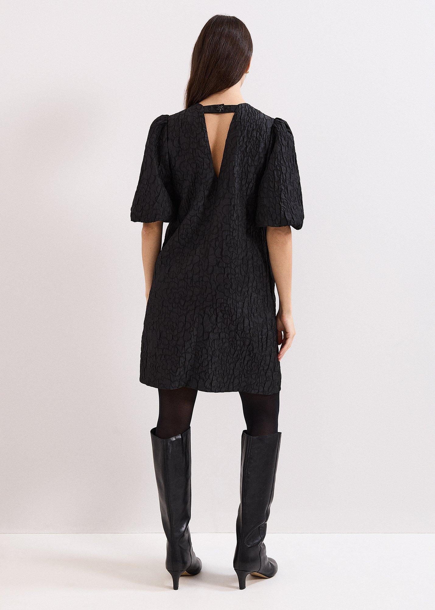 Black Jaquard Dress